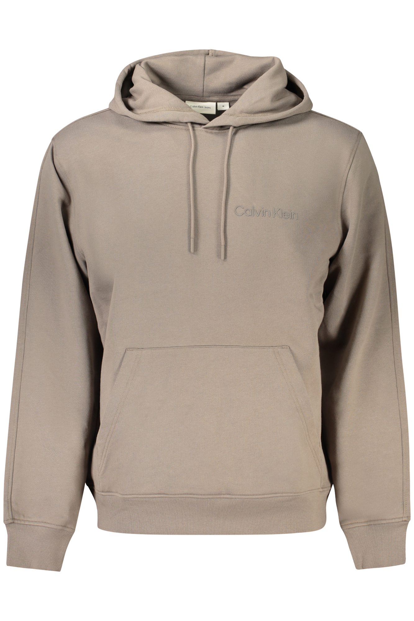 CALVIN KLEIN FELPA SENZA ZIP UOMO - Marrone