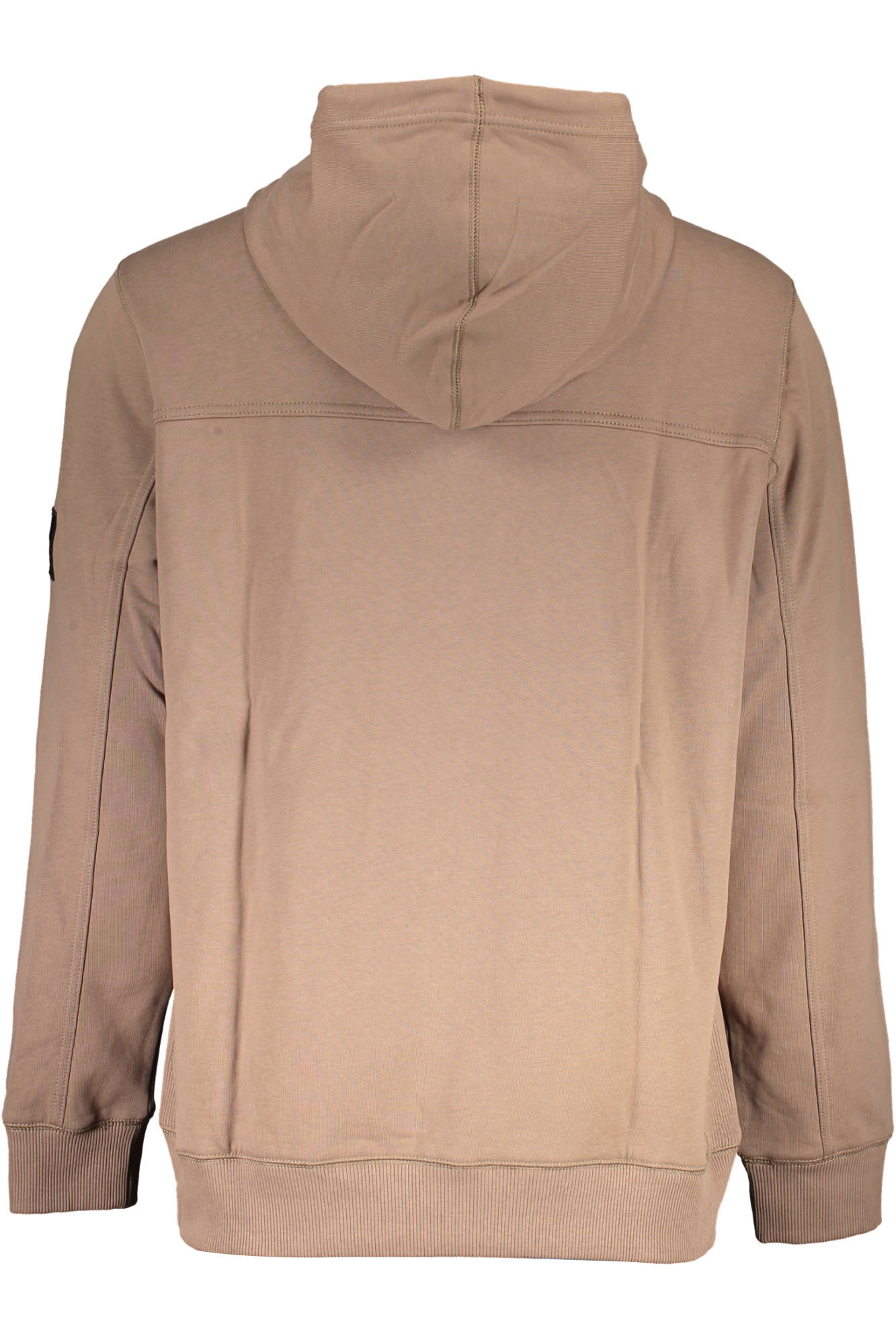 CALVIN KLEIN FELPA SENZA ZIP UOMO - Marrone - immagine 2