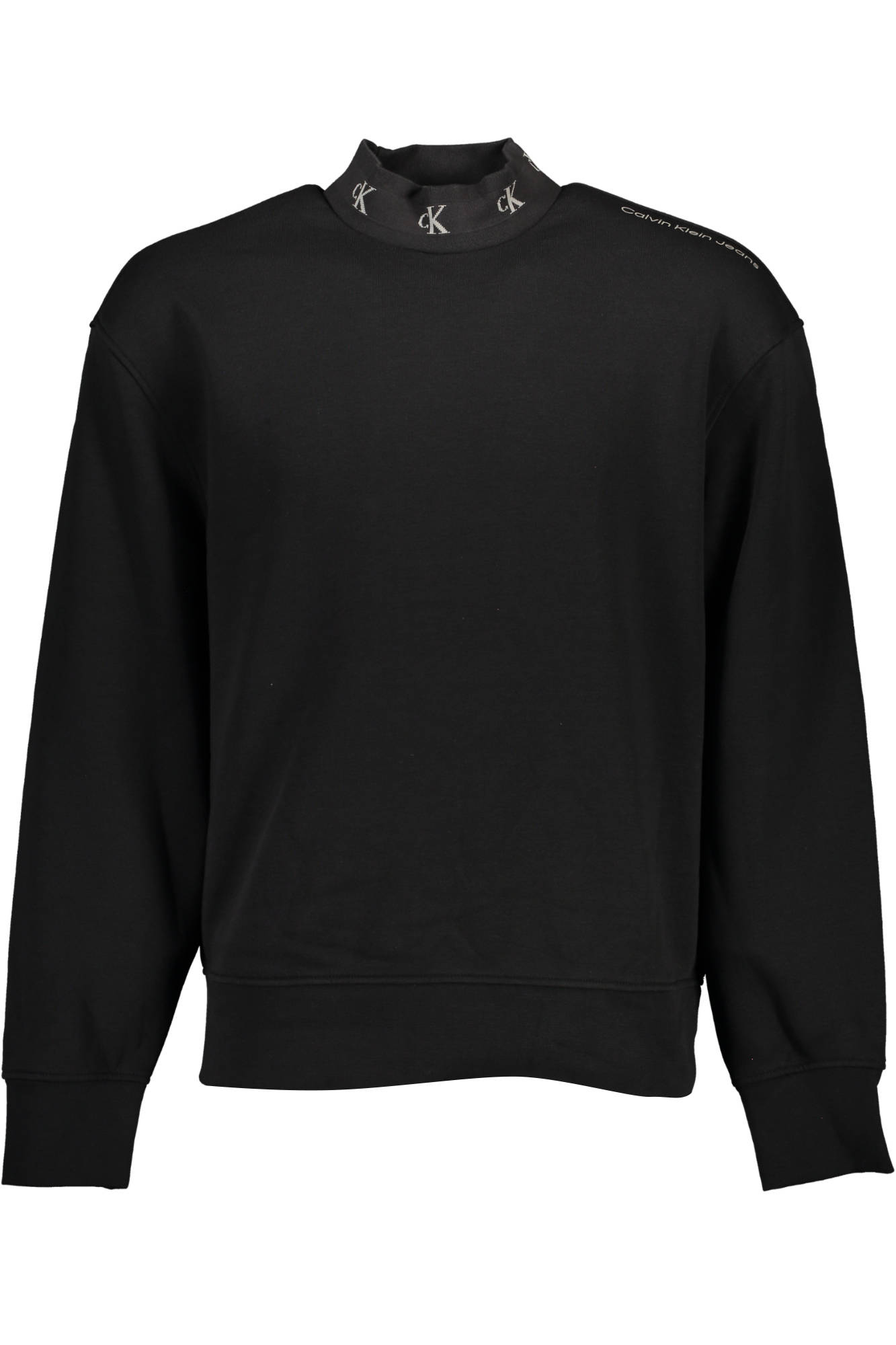 CALVIN KLEIN FELPA SENZA ZIP UOMO - Nero