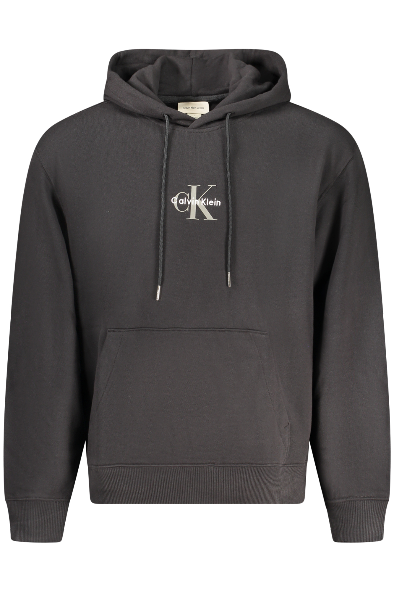 CALVIN KLEIN FELPA SENZA ZIP UOMO - Nero