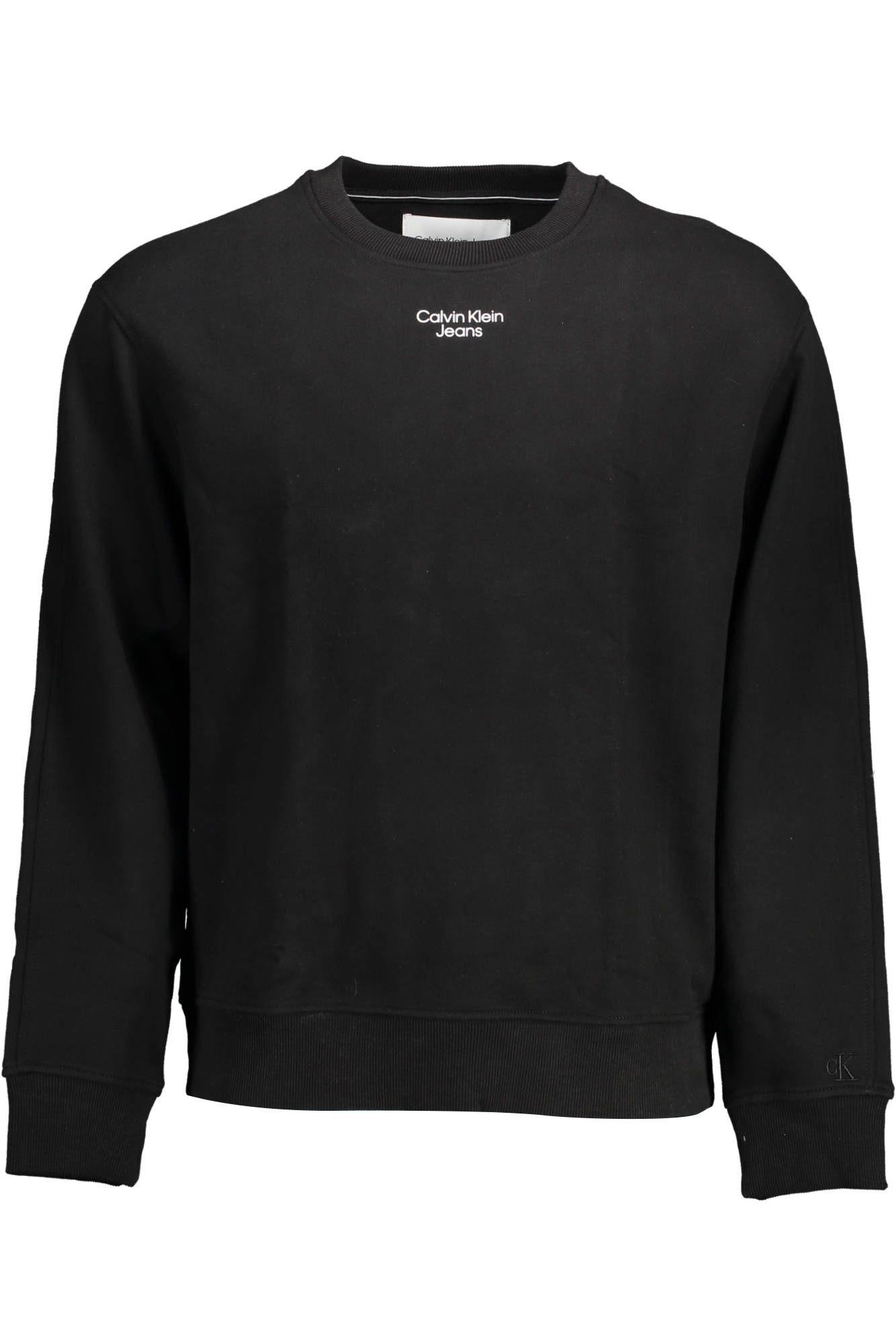 CALVIN KLEIN FELPA SENZA ZIP UOMO - Nero