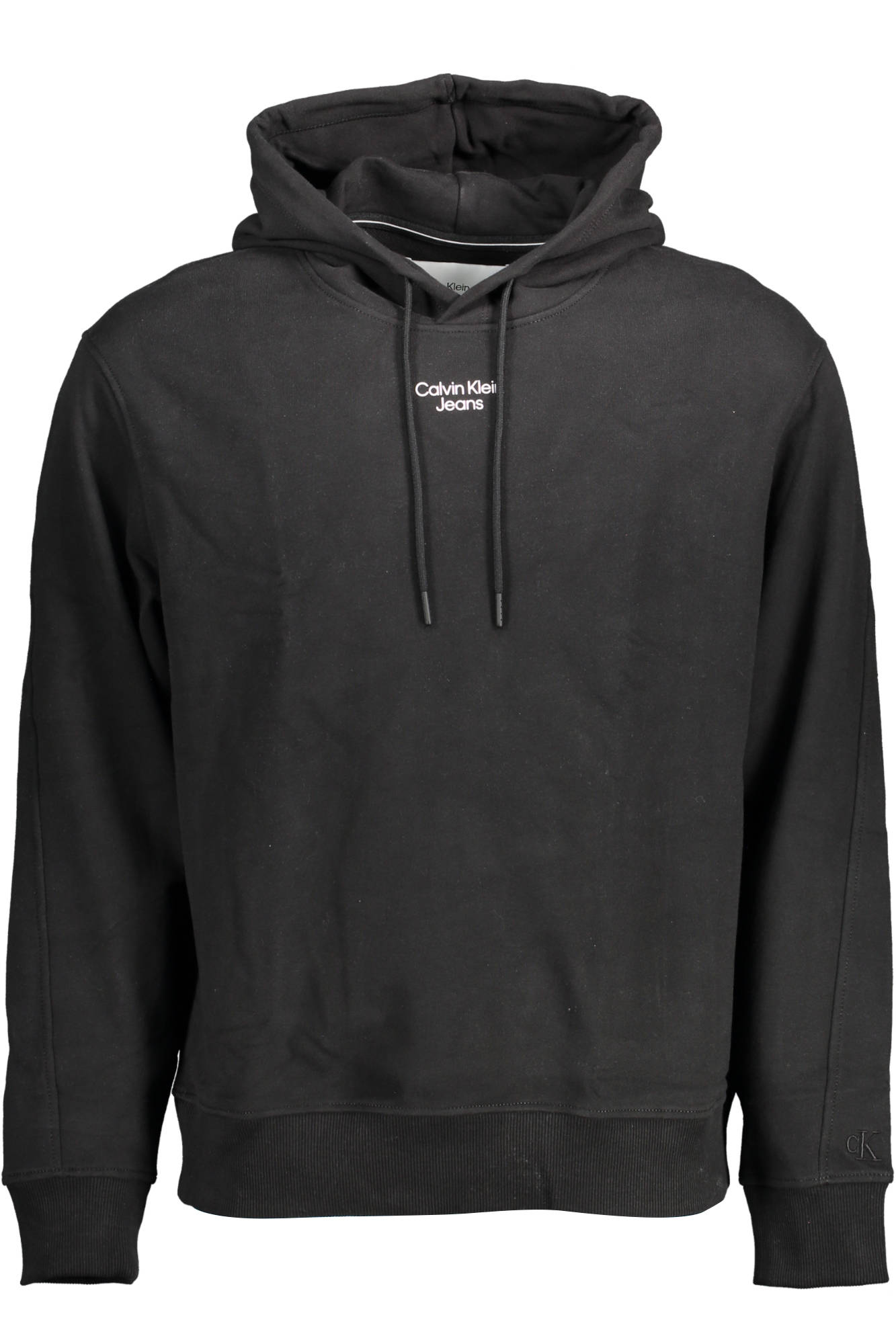 CALVIN KLEIN FELPA SENZA ZIP UOMO - Nero