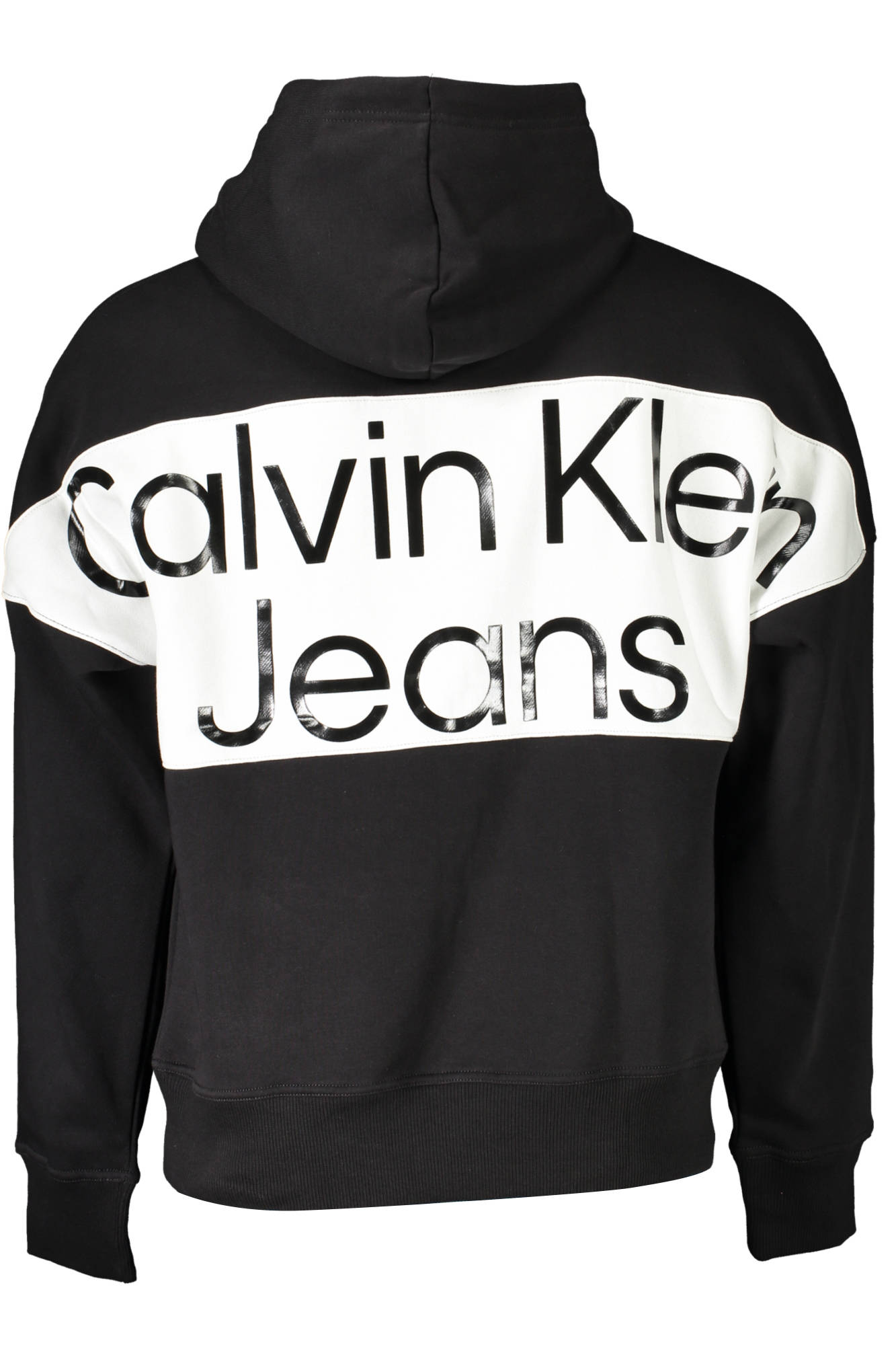 CALVIN KLEIN FELPA SENZA ZIP UOMO - Nero - immagine 2