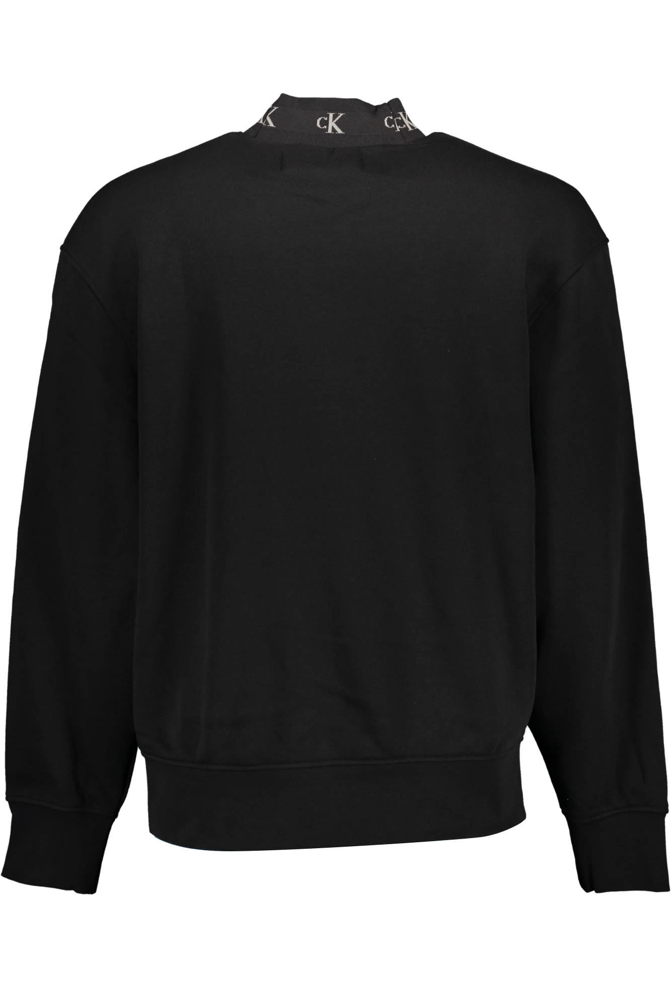 CALVIN KLEIN FELPA SENZA ZIP UOMO - Nero - immagine 2