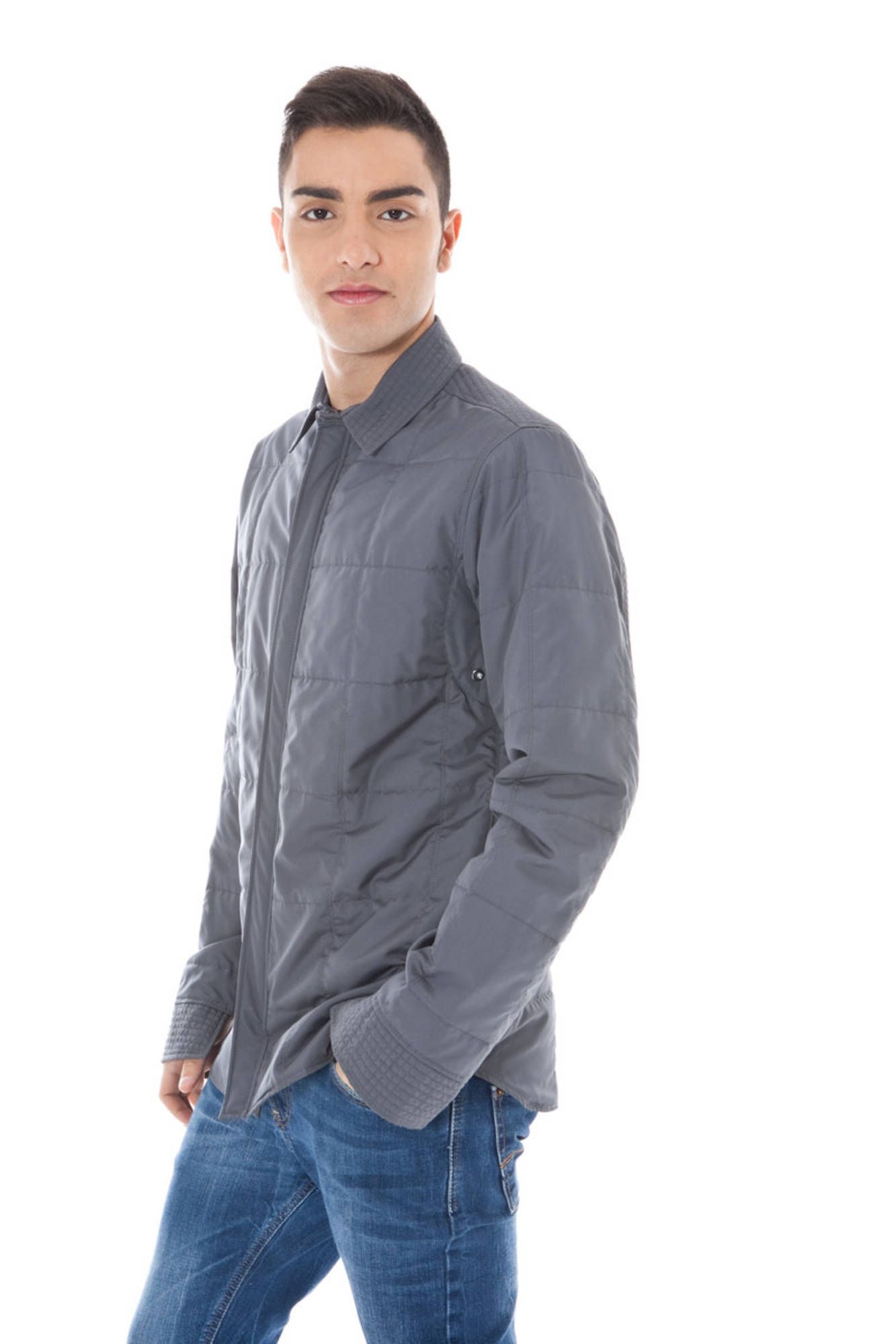CALVIN KLEIN GIACCA SPORTIVA UOMO - Grigio - immagine 2