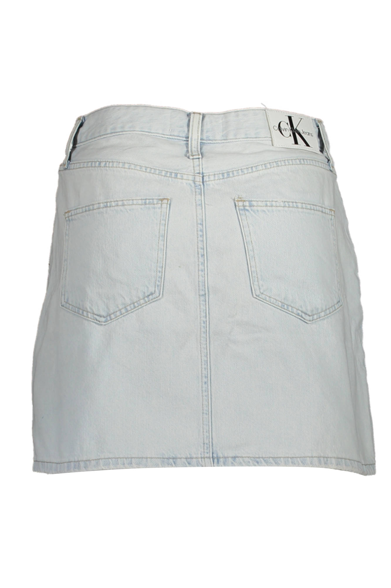 CALVIN KLEIN GONNA CORTA DONNA - Azzurro - immagine 2
