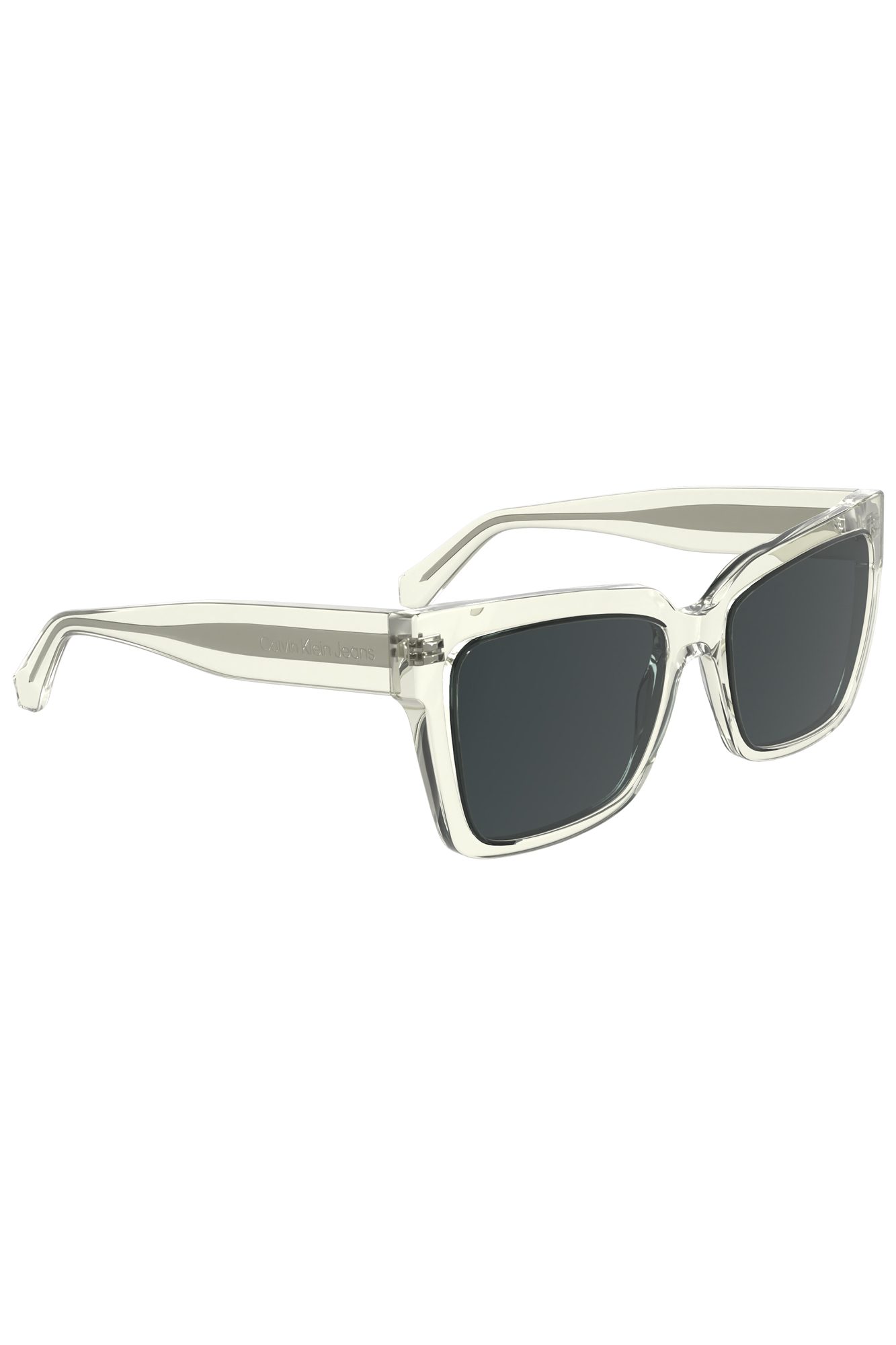 CALVIN KLEIN OCCHIALE DA SOLE UOMO - Trasparente - immagine 3
