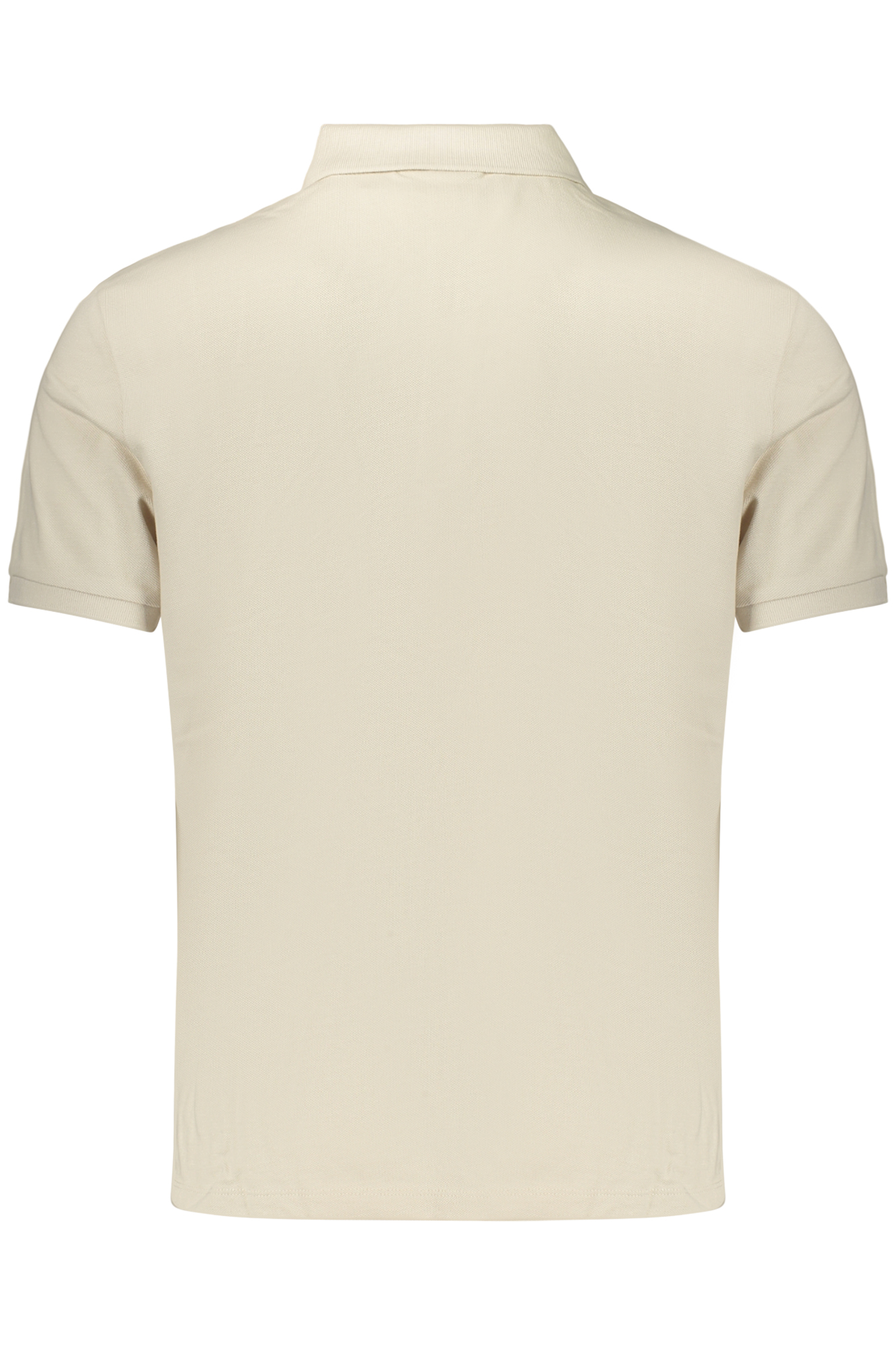 CALVIN KLEIN POLO MANICHE CORTE UOMO - Beige - immagine 2