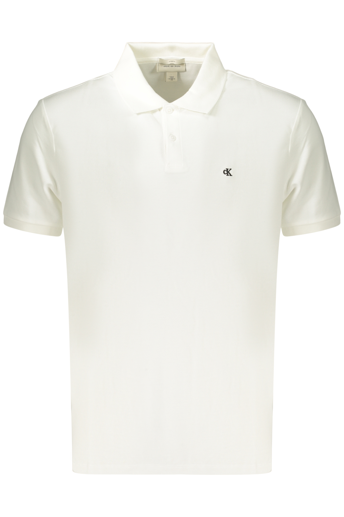 CALVIN KLEIN POLO MANICHE CORTE UOMO - Bianco
