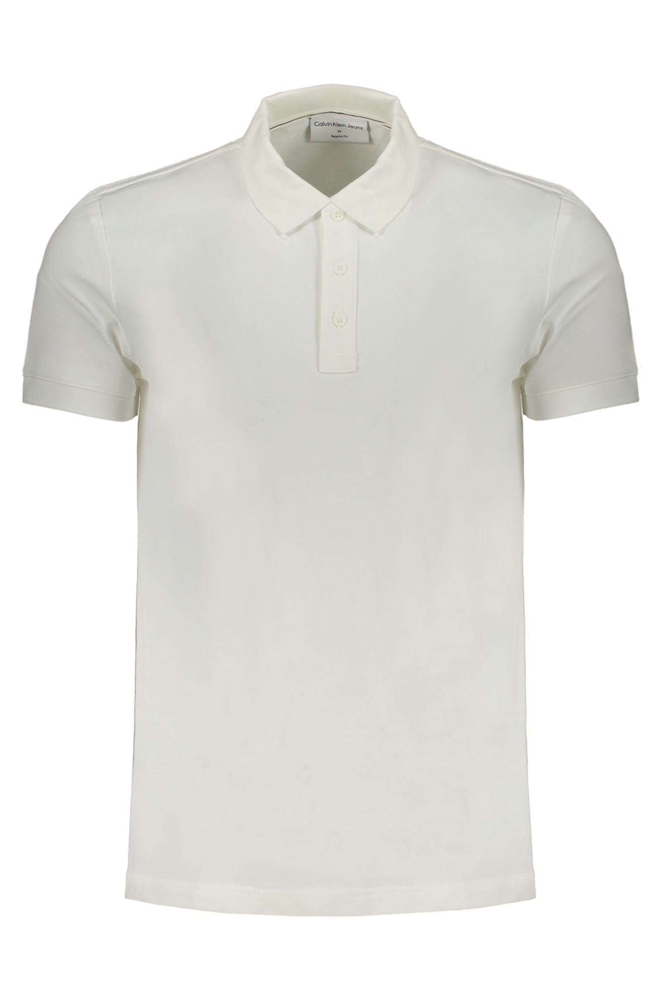 CALVIN KLEIN POLO MANICHE CORTE UOMO - Bianco