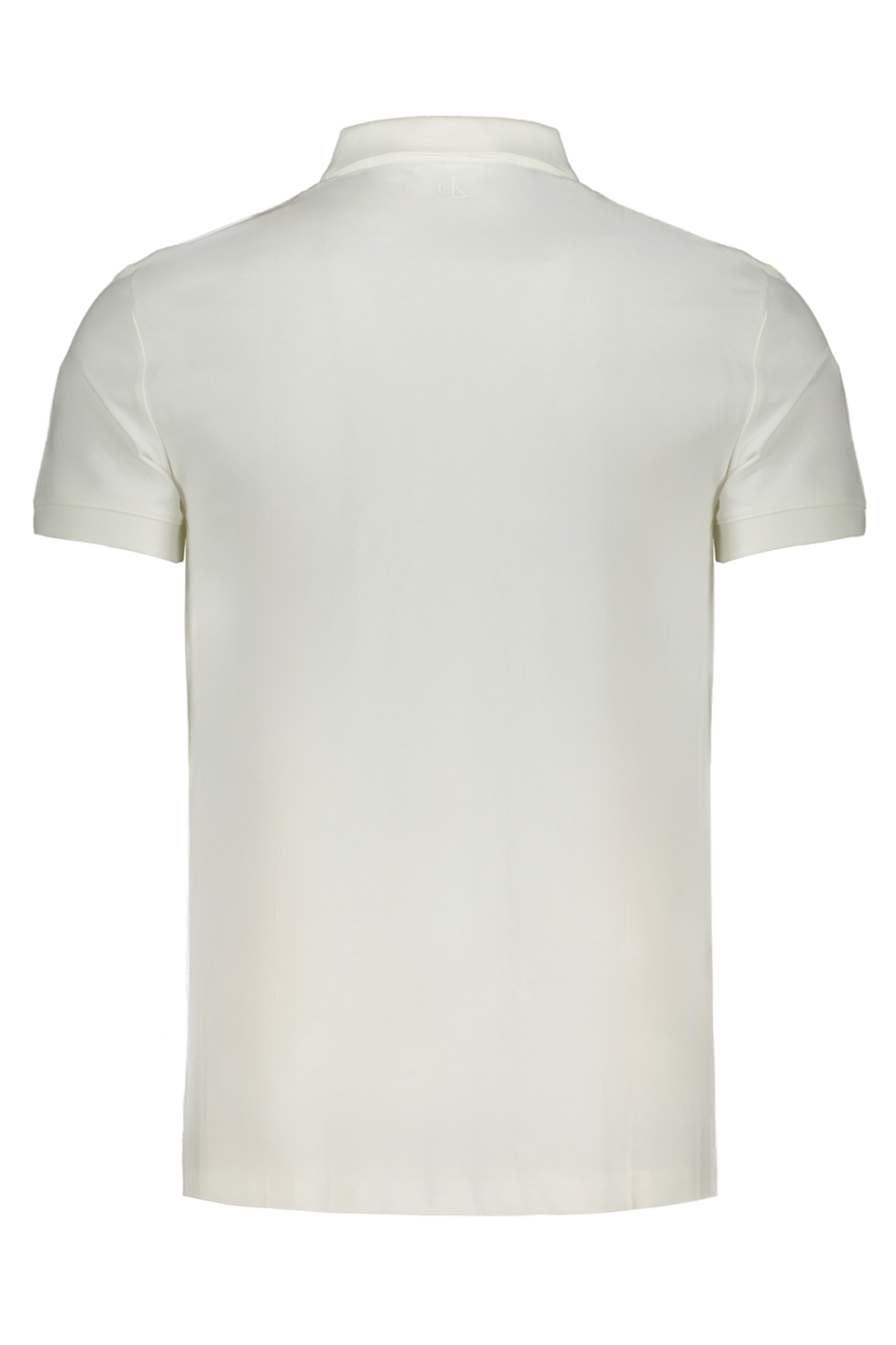 CALVIN KLEIN POLO MANICHE CORTE UOMO - Bianco - immagine 2