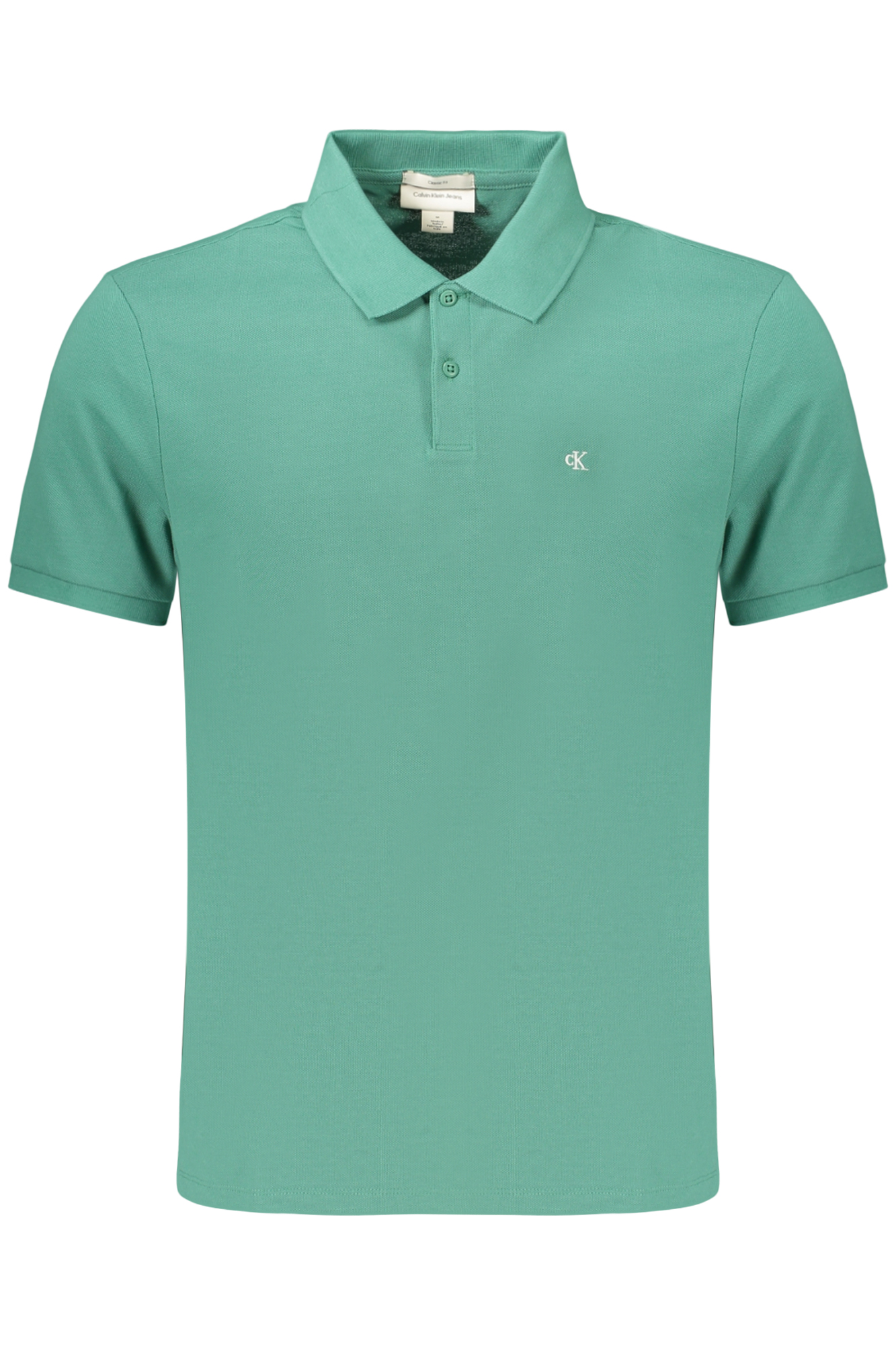 CALVIN KLEIN POLO MANICHE CORTE UOMO - Verde
