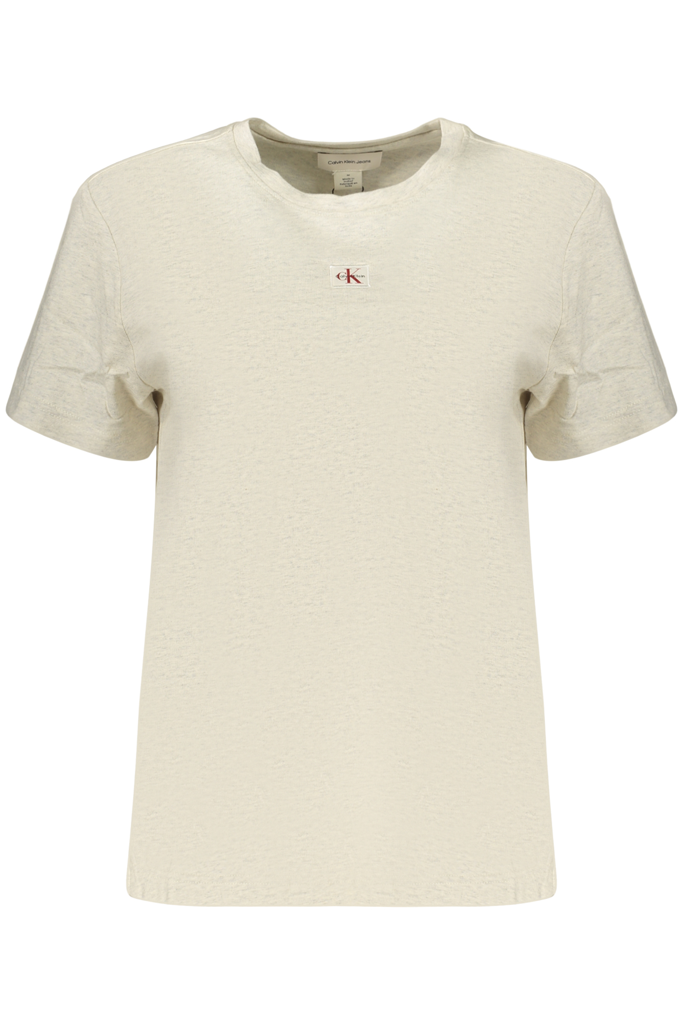 CALVIN KLEIN T-SHIRT MANICHE CORTE DONNA - Grigio