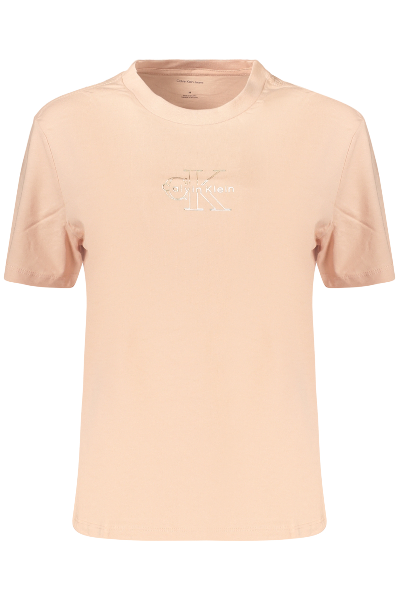 CALVIN KLEIN T-SHIRT MANICHE CORTE DONNA - Rosa