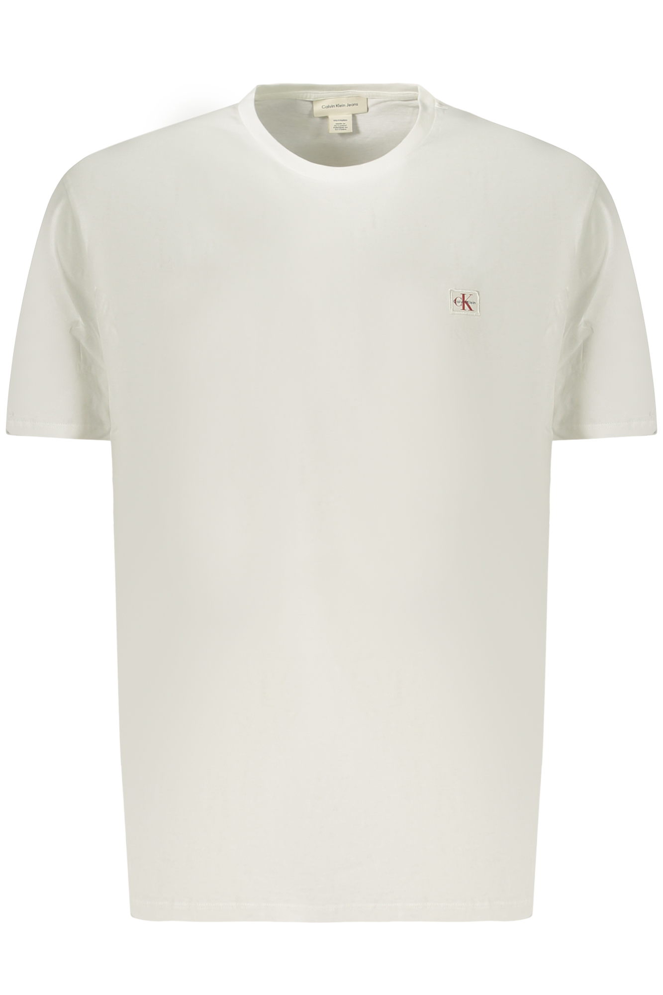 CALVIN KLEIN T-SHIRT MANICHE CORTE UOMO - Bianco