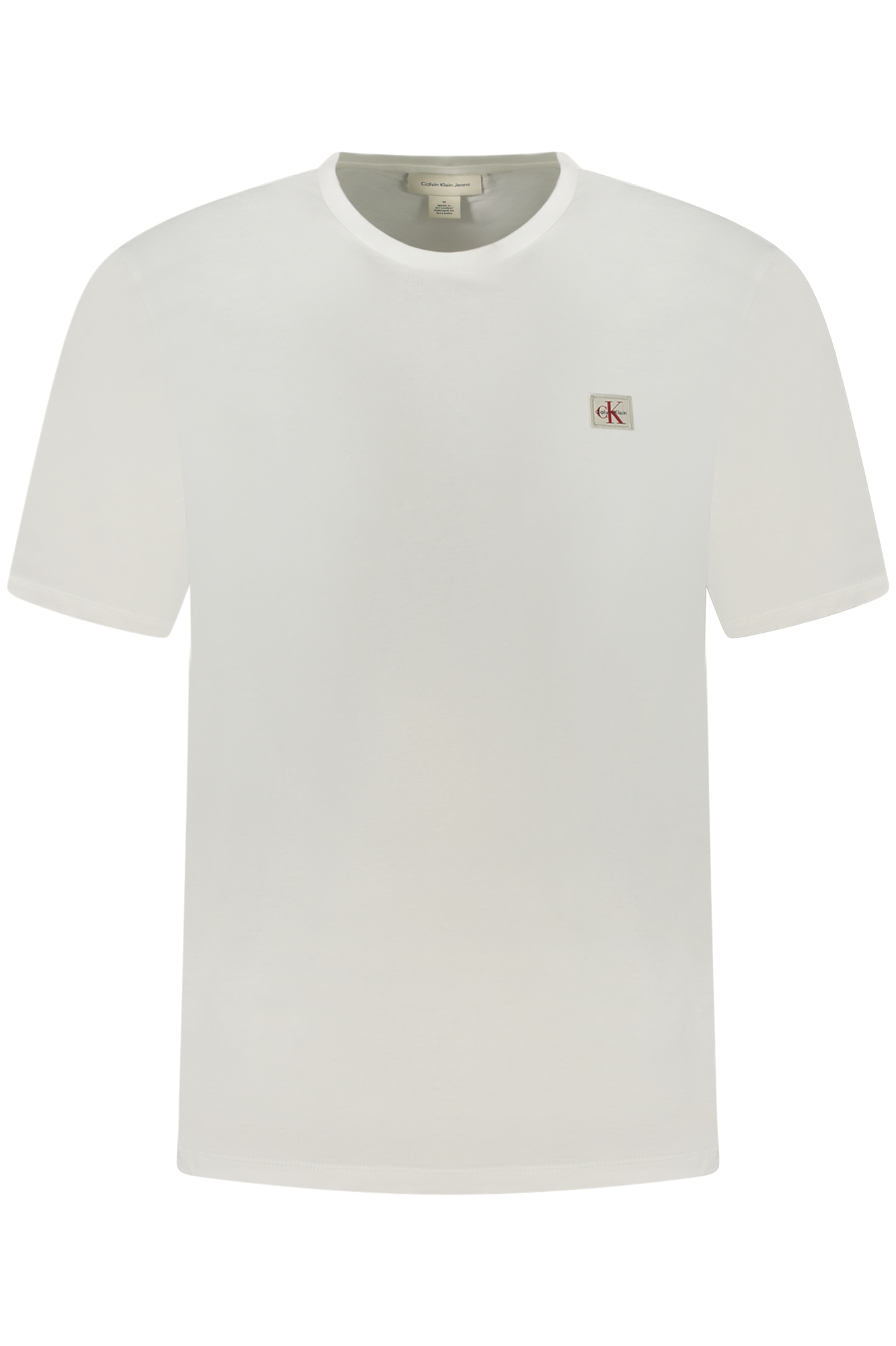 CALVIN KLEIN T-SHIRT MANICHE CORTE UOMO - Bianco