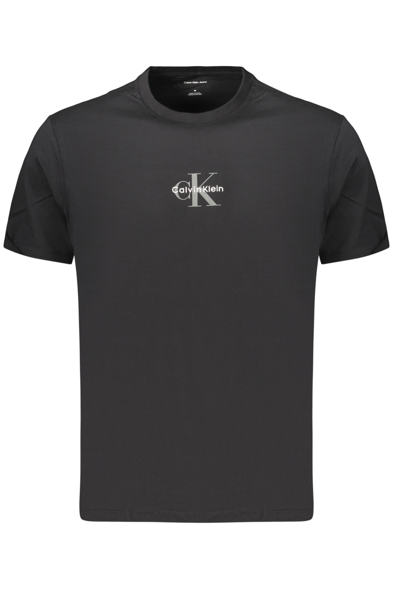 CALVIN KLEIN T-SHIRT MANICHE CORTE UOMO - Nero