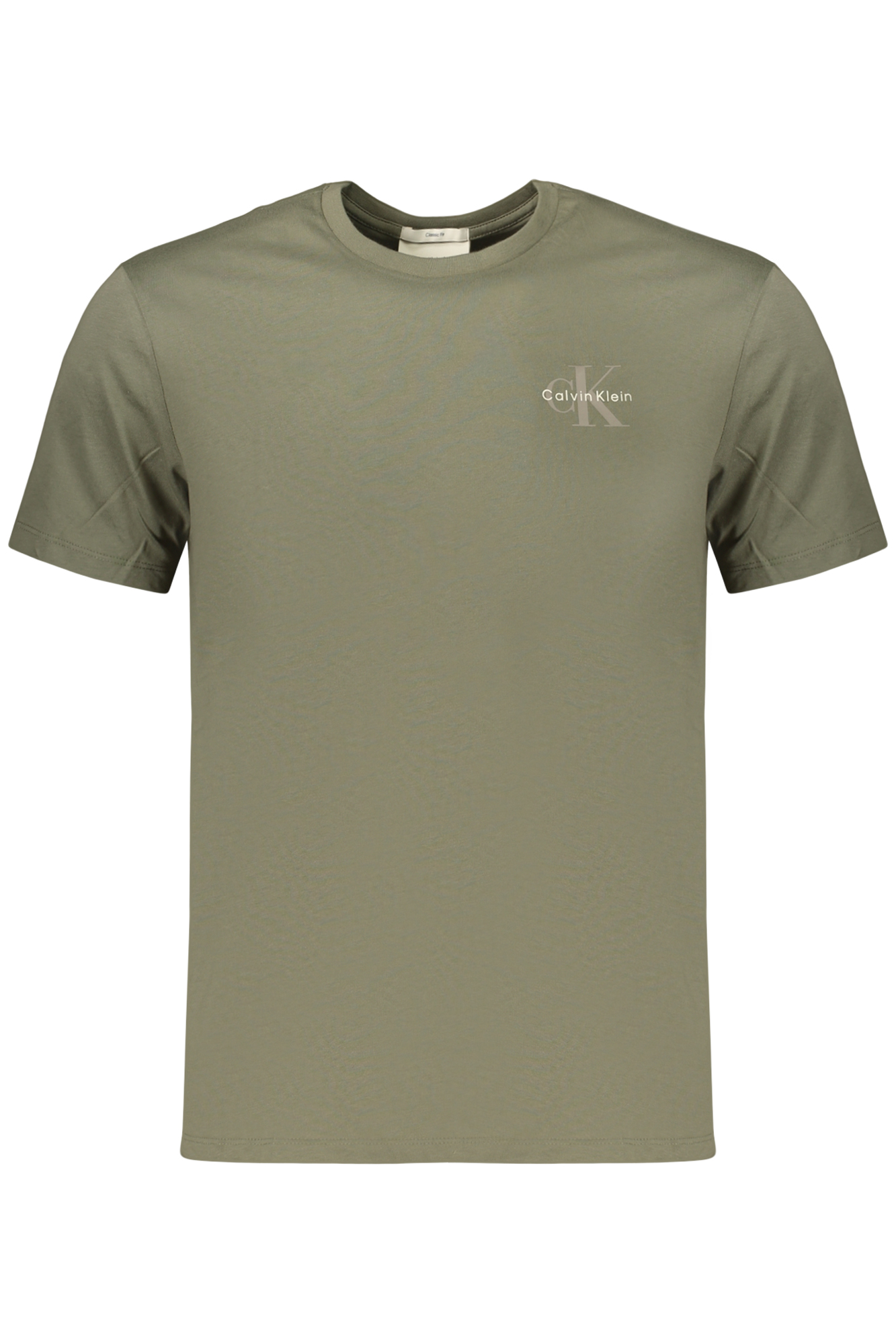CALVIN KLEIN T-SHIRT MANICHE CORTE UOMO - Verde