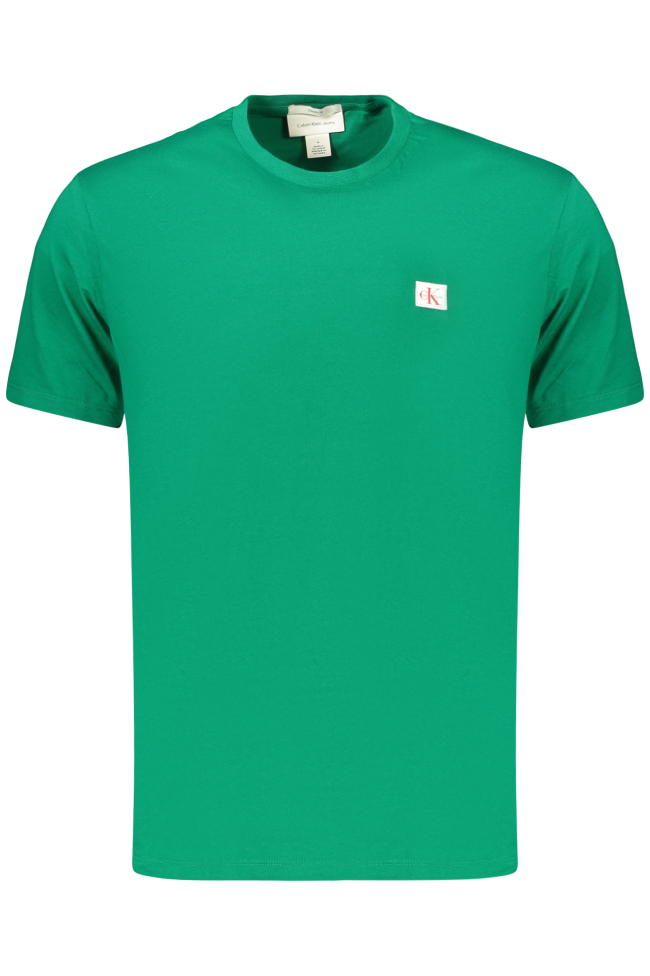 CALVIN KLEIN T-SHIRT MANICHE CORTE UOMO - Verde