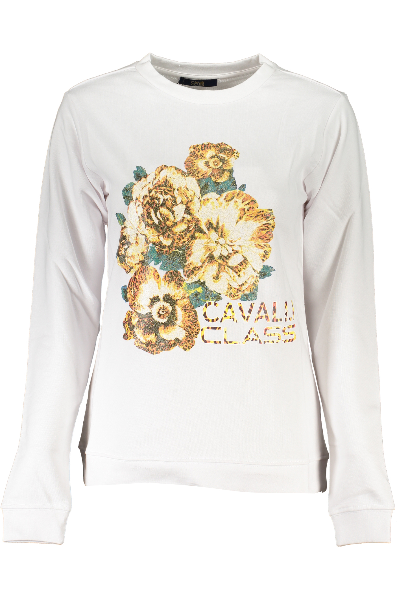 CAVALLI CLASS FELPA SENZA ZIP DONNA - Bianco