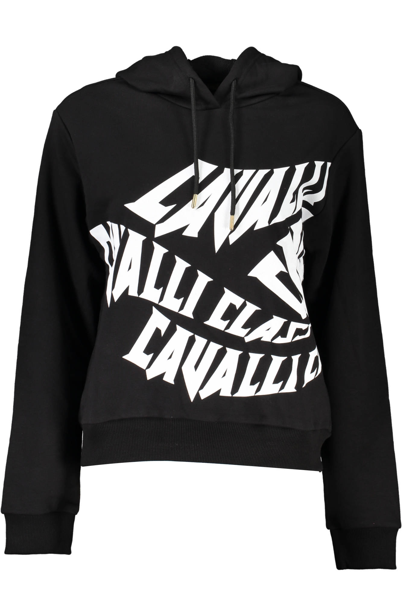 CAVALLI CLASS FELPA SENZA ZIP DONNA - Nero