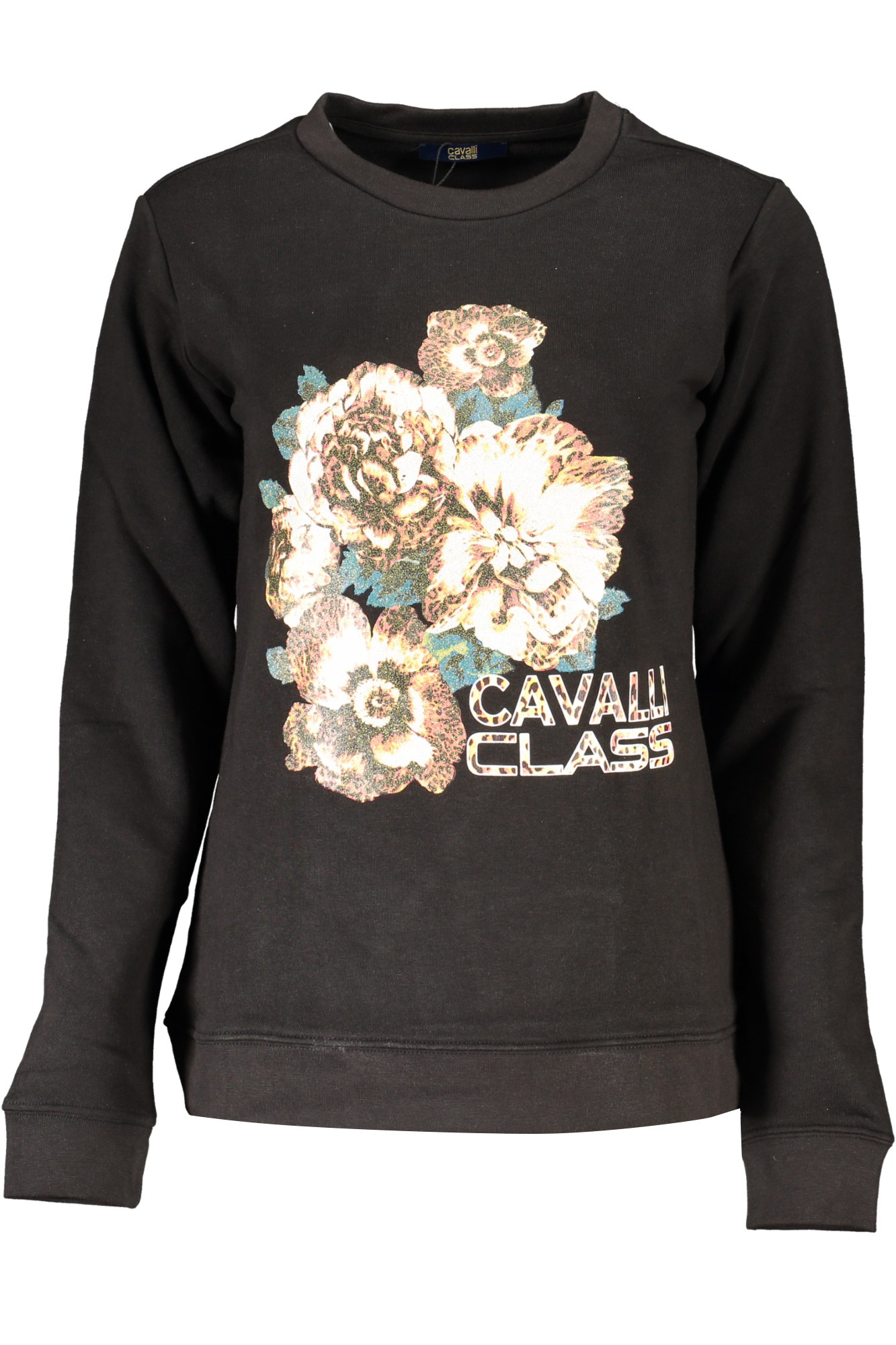 CAVALLI CLASS FELPA SENZA ZIP DONNA - Nero