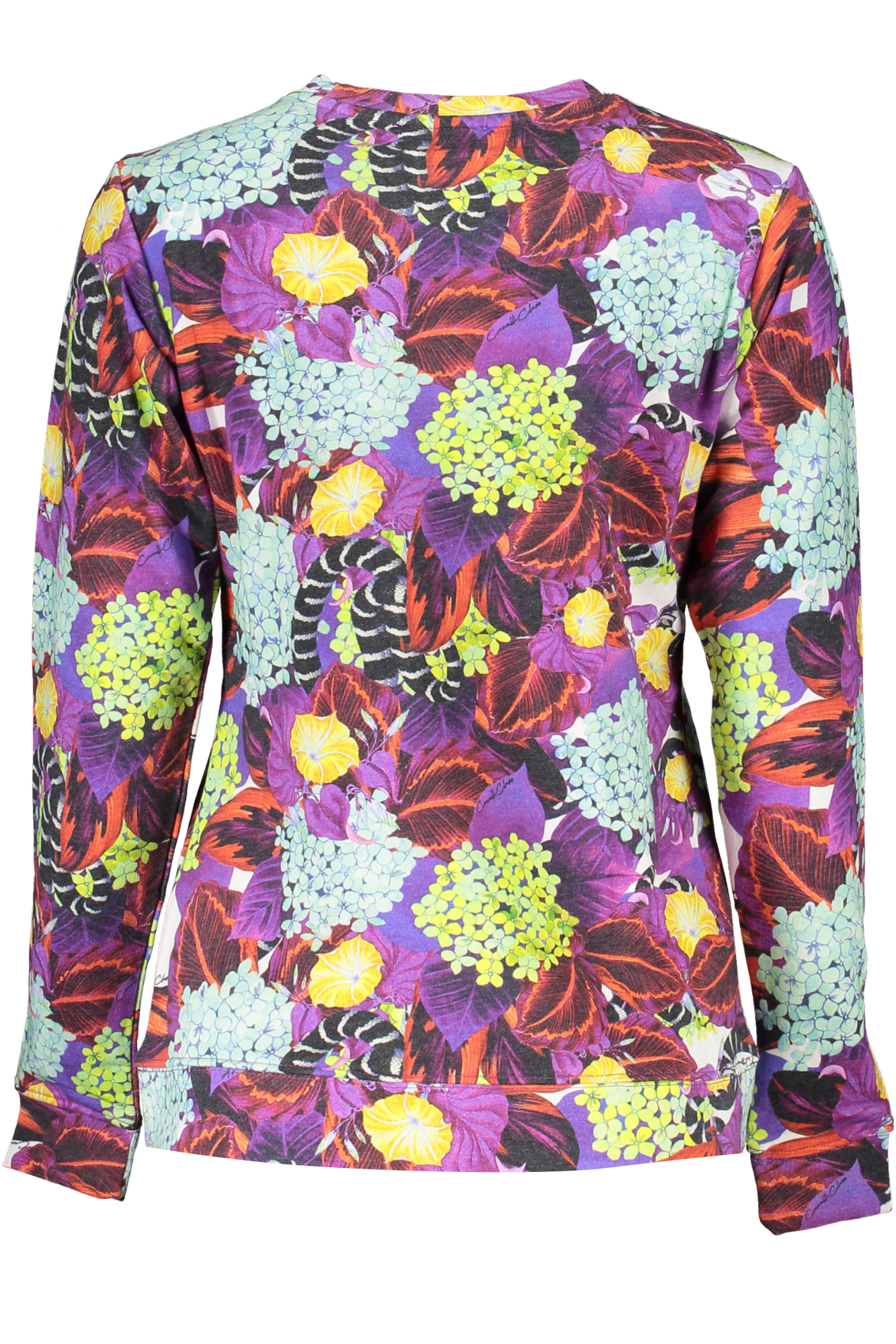 CAVALLI CLASS FELPA SENZA ZIP DONNA - Viola - immagine 2