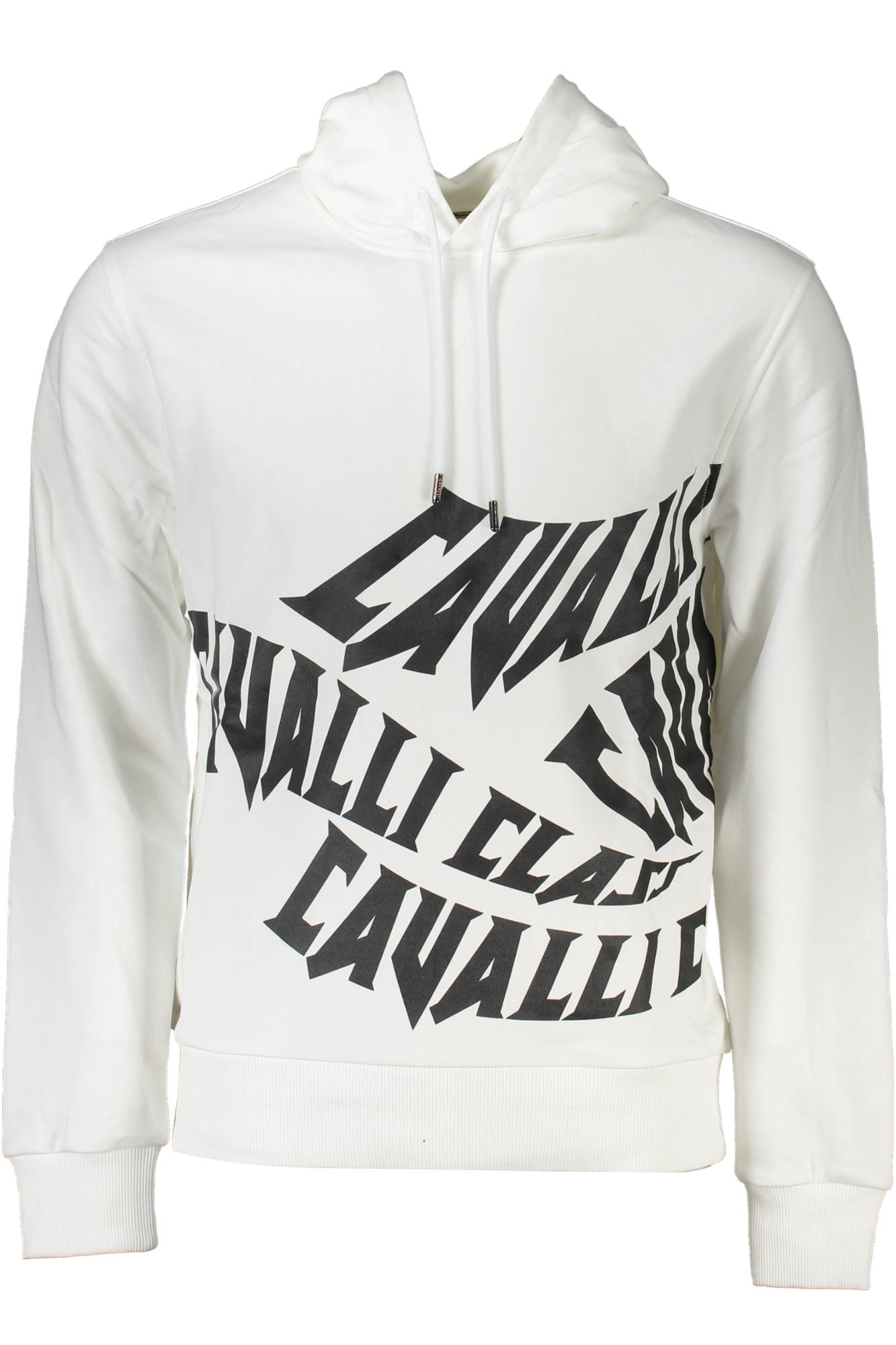 CAVALLI CLASS FELPA SENZA ZIP UOMO - Bianco