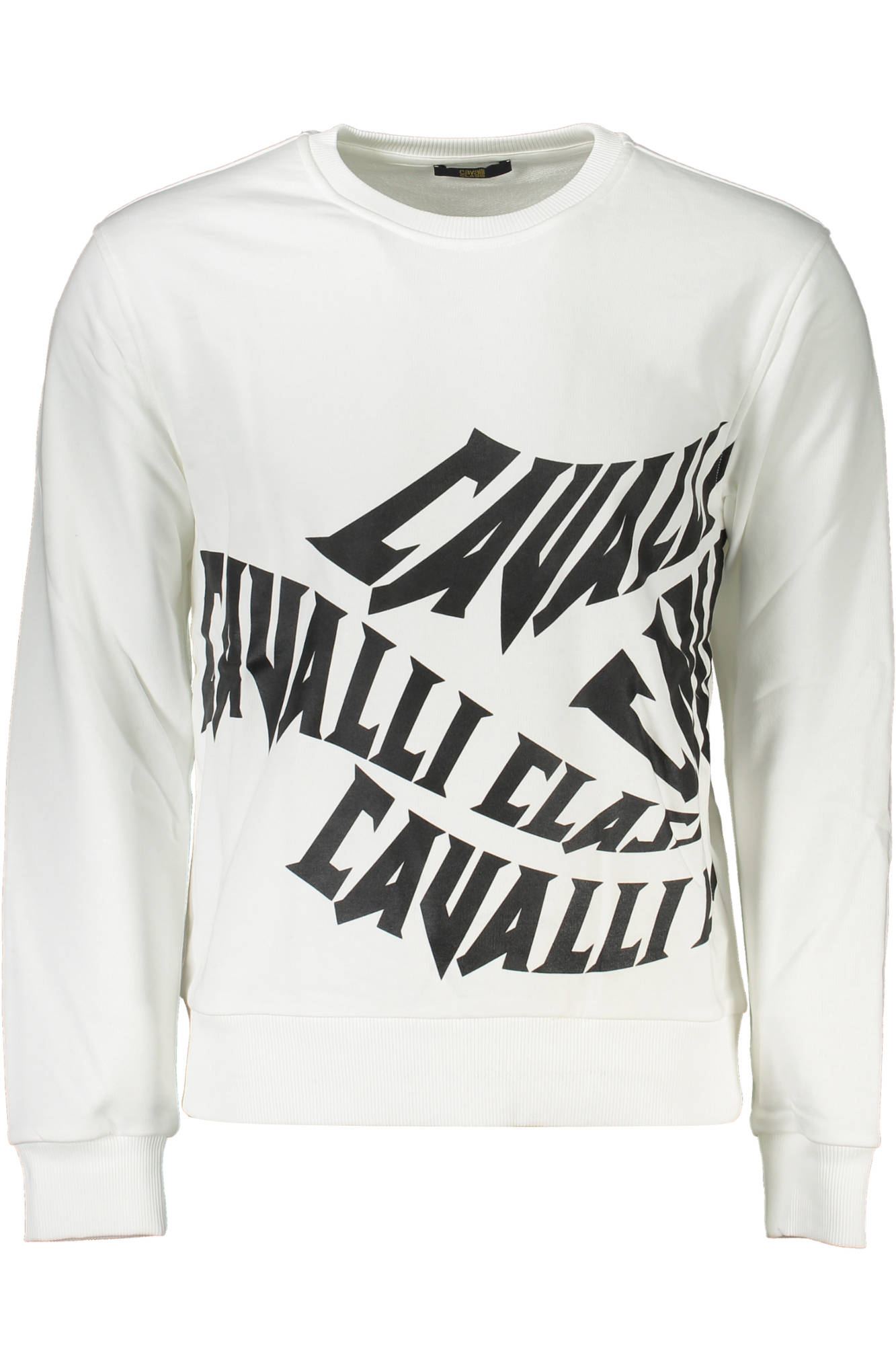 CAVALLI CLASS FELPA SENZA ZIP UOMO - Bianco