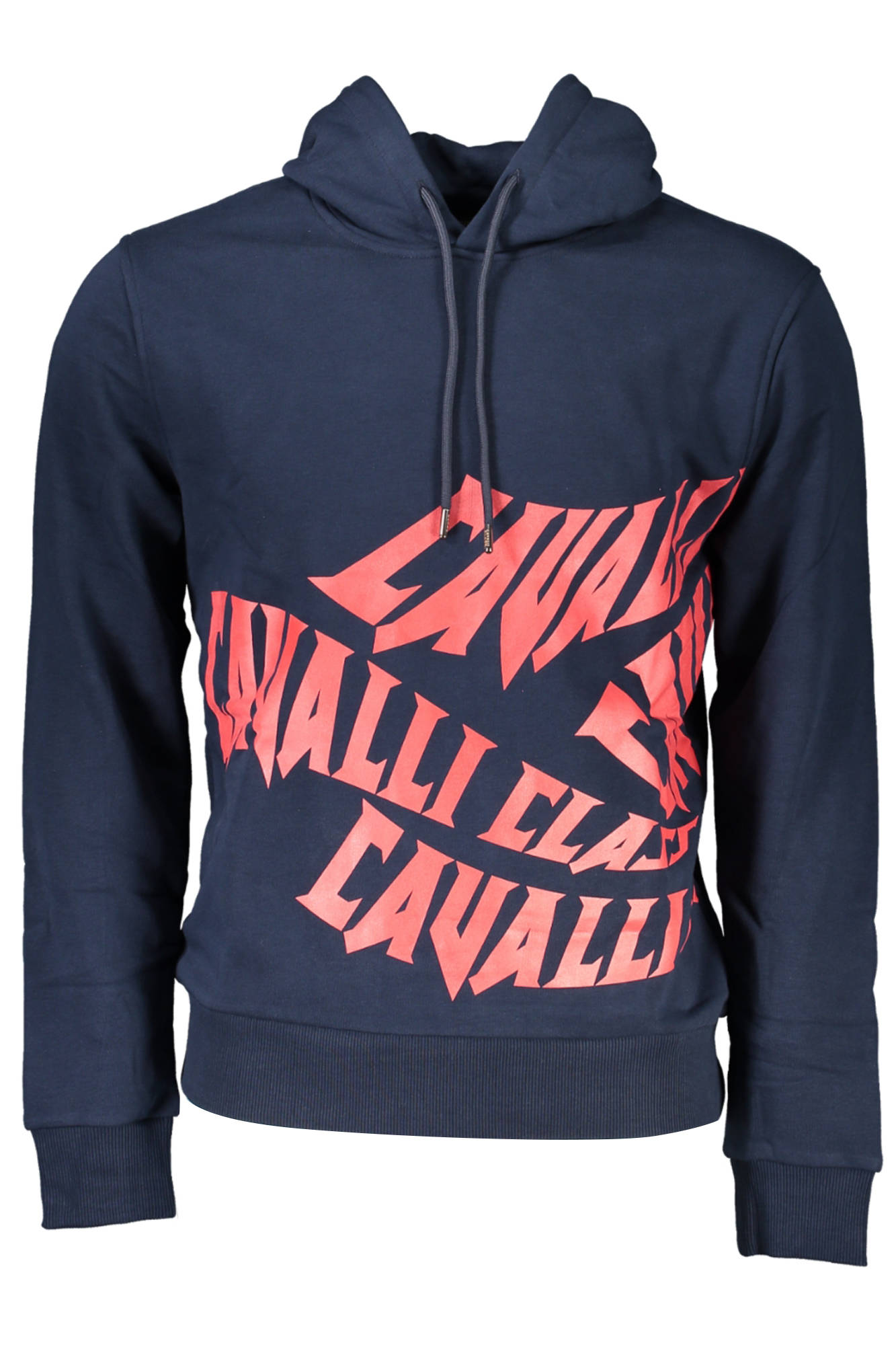 CAVALLI CLASS FELPA SENZA ZIP UOMO - Blu