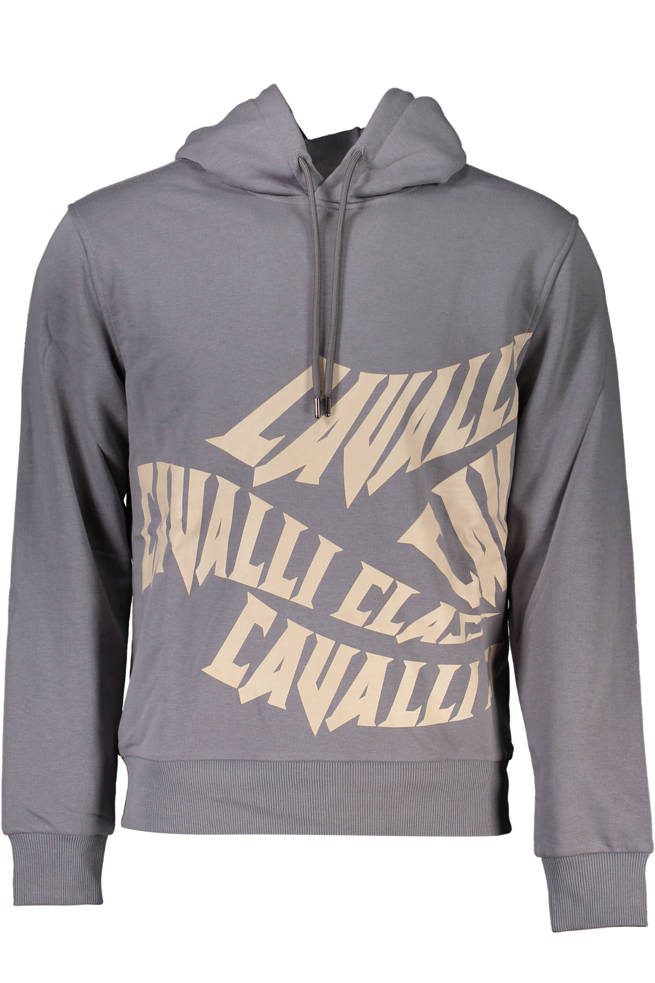 CAVALLI CLASS FELPA SENZA ZIP UOMO - Grigio