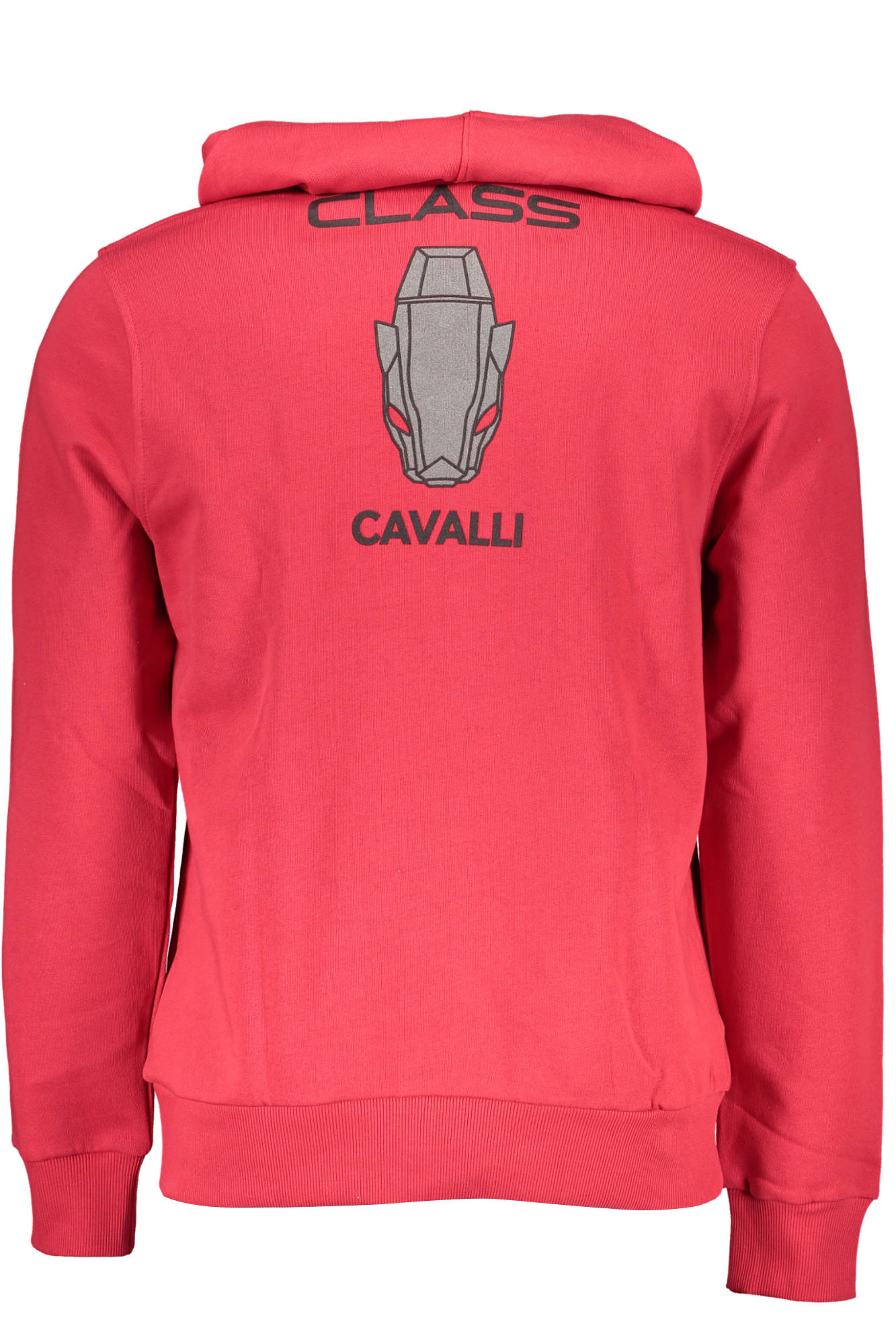 CAVALLI CLASS FELPA SENZA ZIP UOMO - Rosso - immagine 2