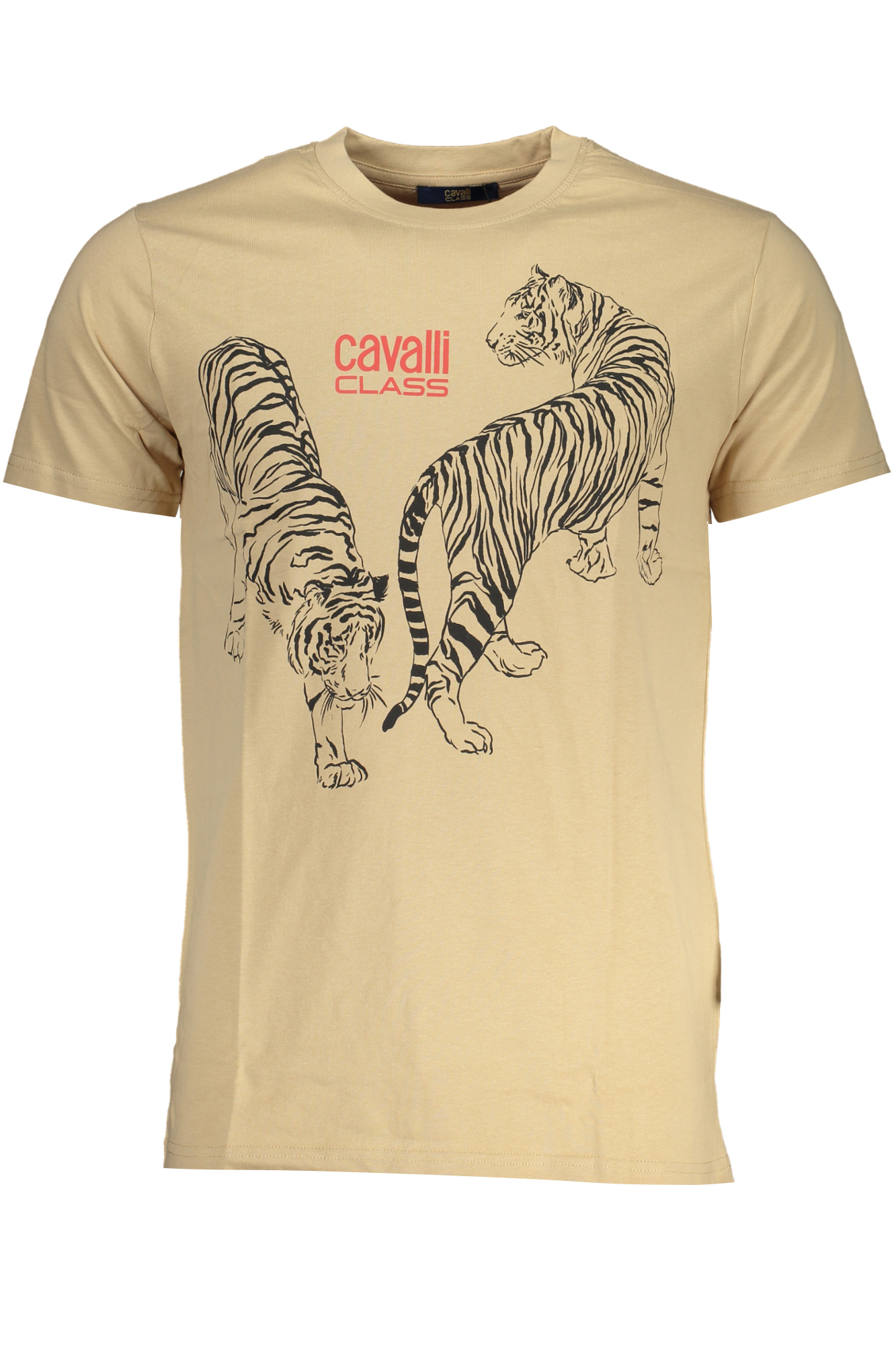 CAVALLI CLASS T-SHIRT MANICHE CORTE UOMO - Beige