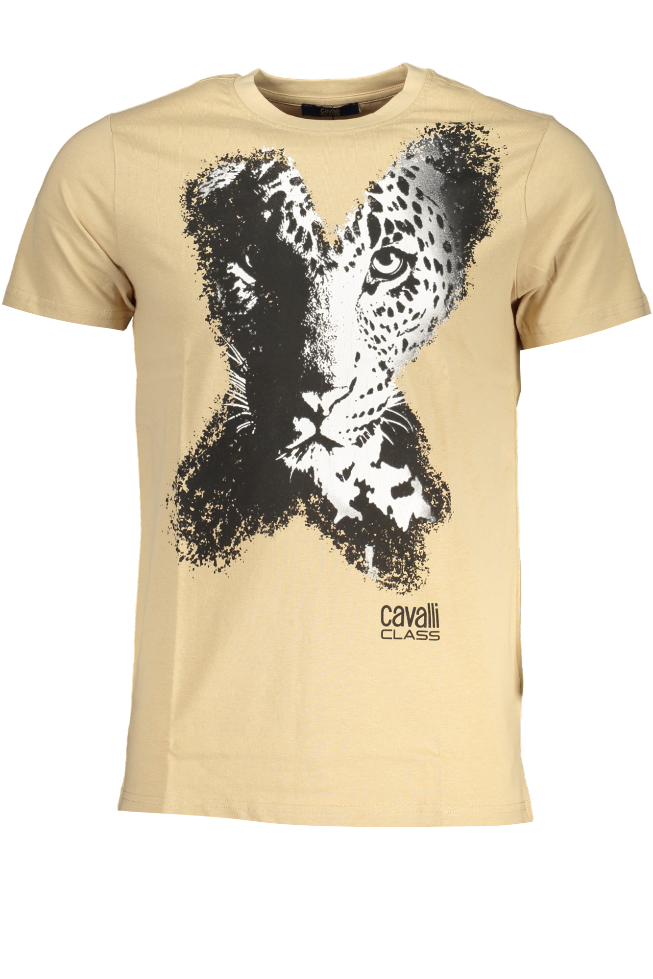 CAVALLI CLASS T-SHIRT MANICHE CORTE UOMO - Beige