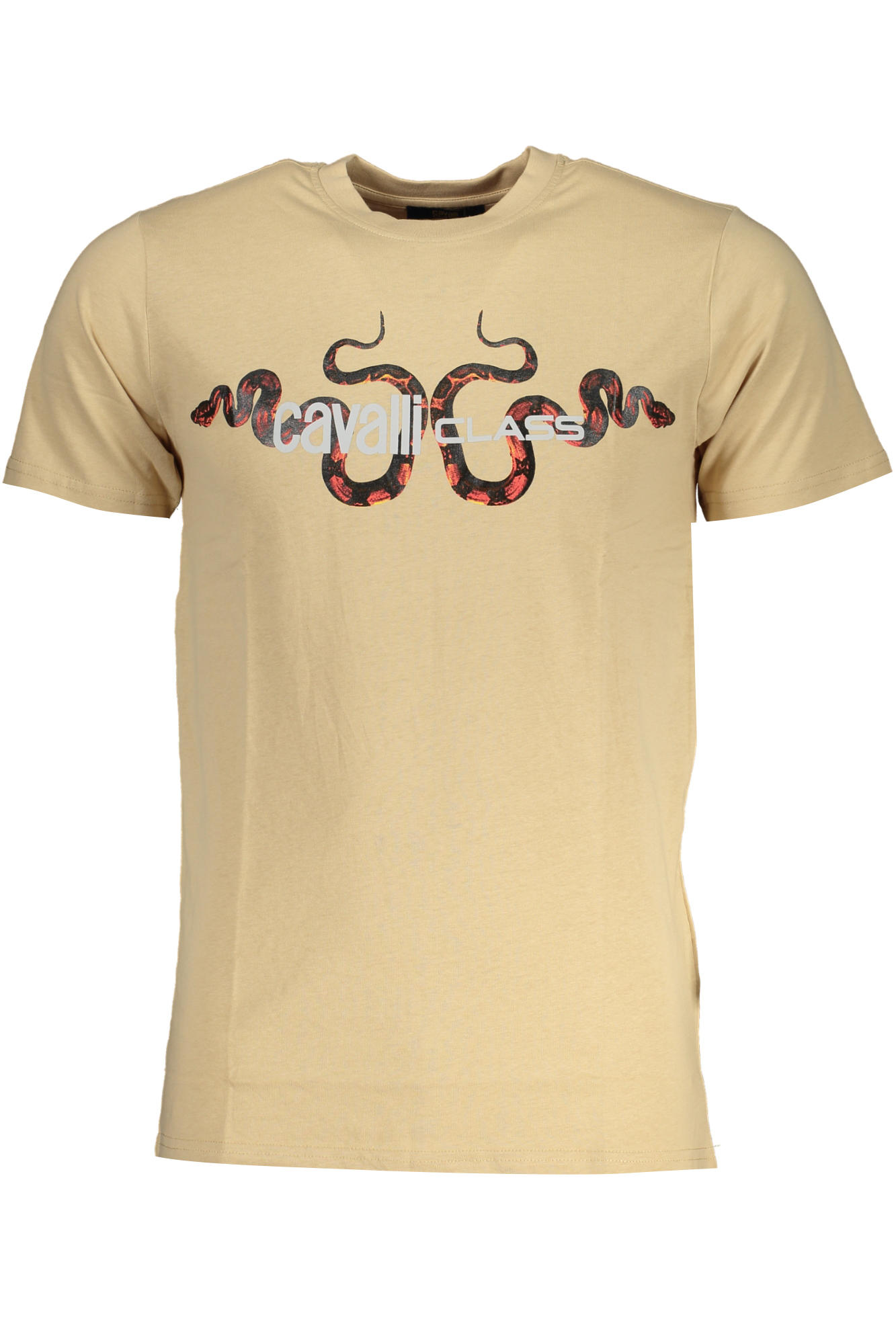 CAVALLI CLASS T-SHIRT MANICHE CORTE UOMO - Beige