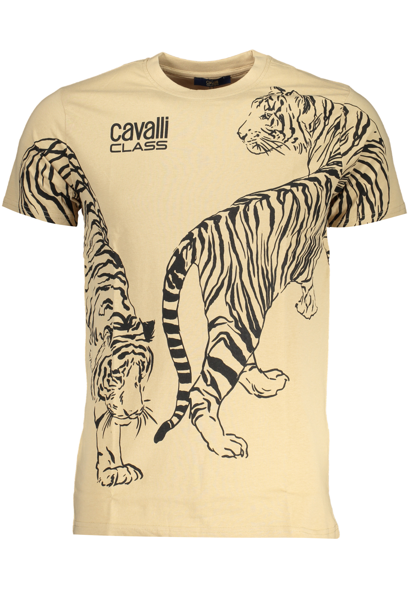 CAVALLI CLASS T-SHIRT MANICHE CORTE UOMO - Beige