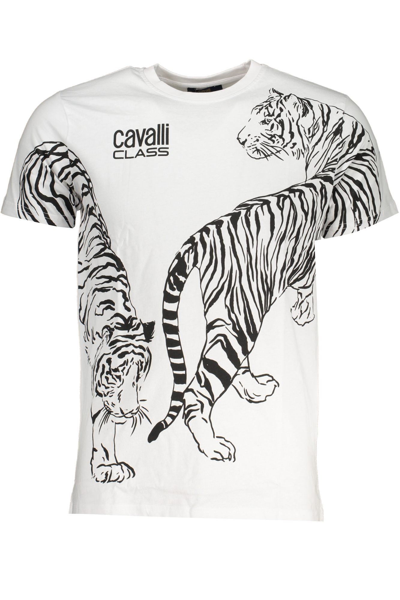 CAVALLI CLASS T-SHIRT MANICHE CORTE UOMO - Bianco
