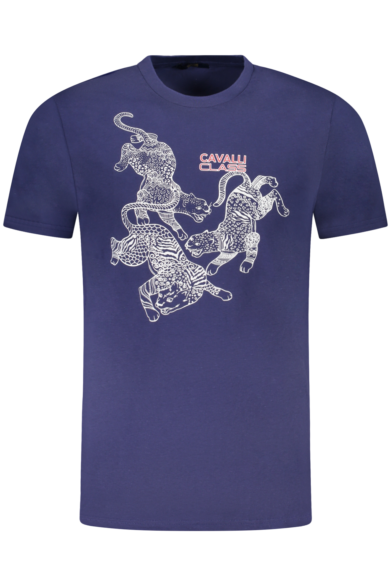 CAVALLI CLASS T-SHIRT MANICHE CORTE UOMO - Blu