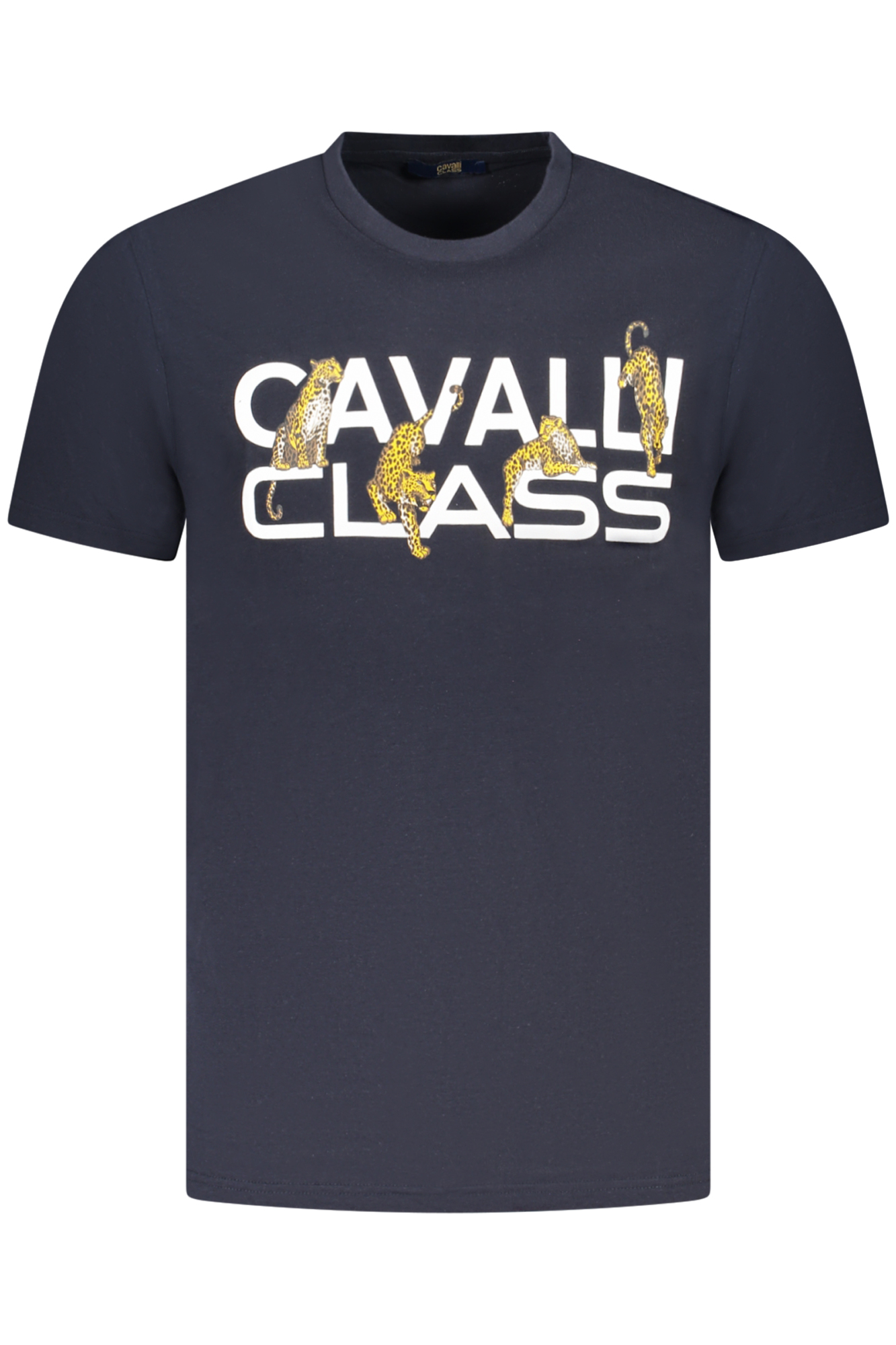 CAVALLI CLASS T-SHIRT MANICHE CORTE UOMO - Blu