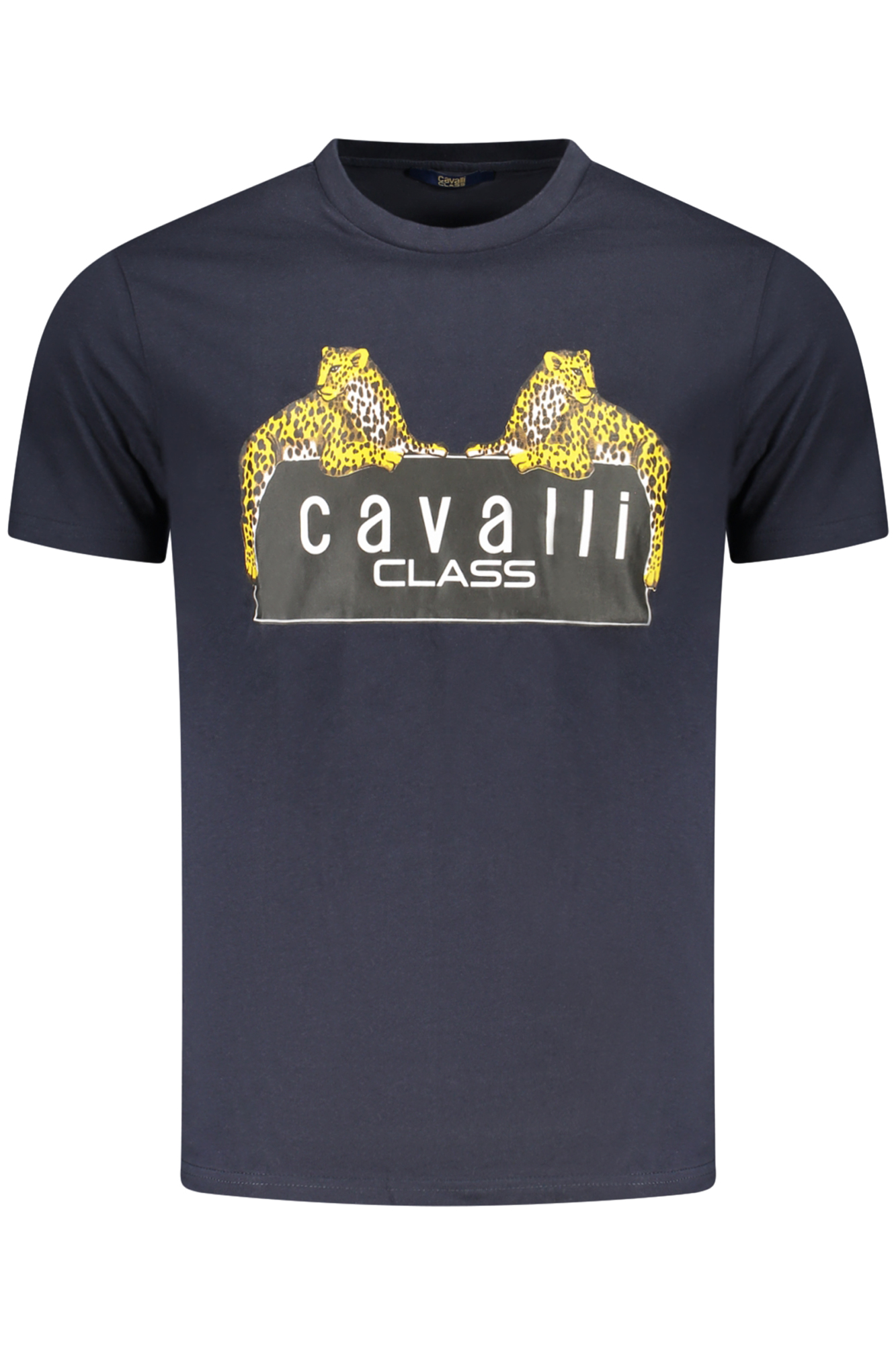 CAVALLI CLASS T-SHIRT MANICHE CORTE UOMO - Blu