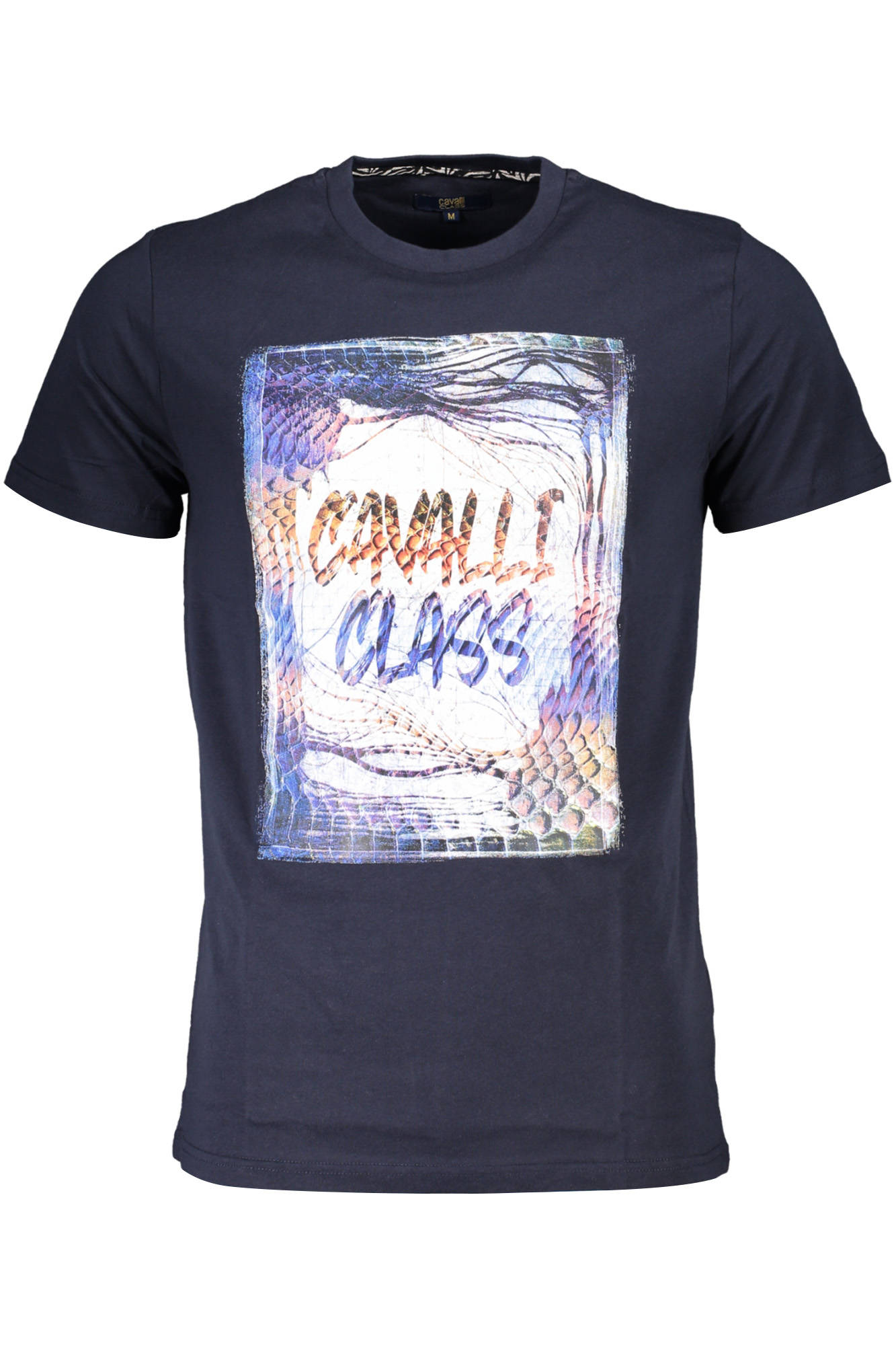 CAVALLI CLASS T-SHIRT MANICHE CORTE UOMO - Blu