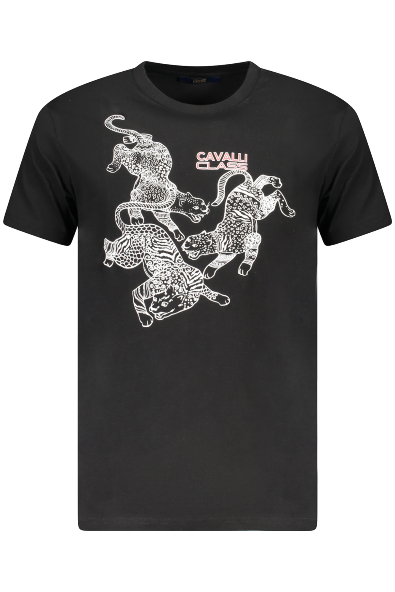 CAVALLI CLASS T-SHIRT MANICHE CORTE UOMO - Nero