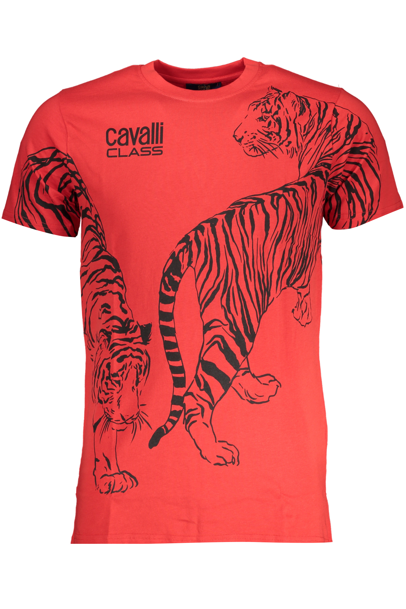CAVALLI CLASS T-SHIRT MANICHE CORTE UOMO - Rosso