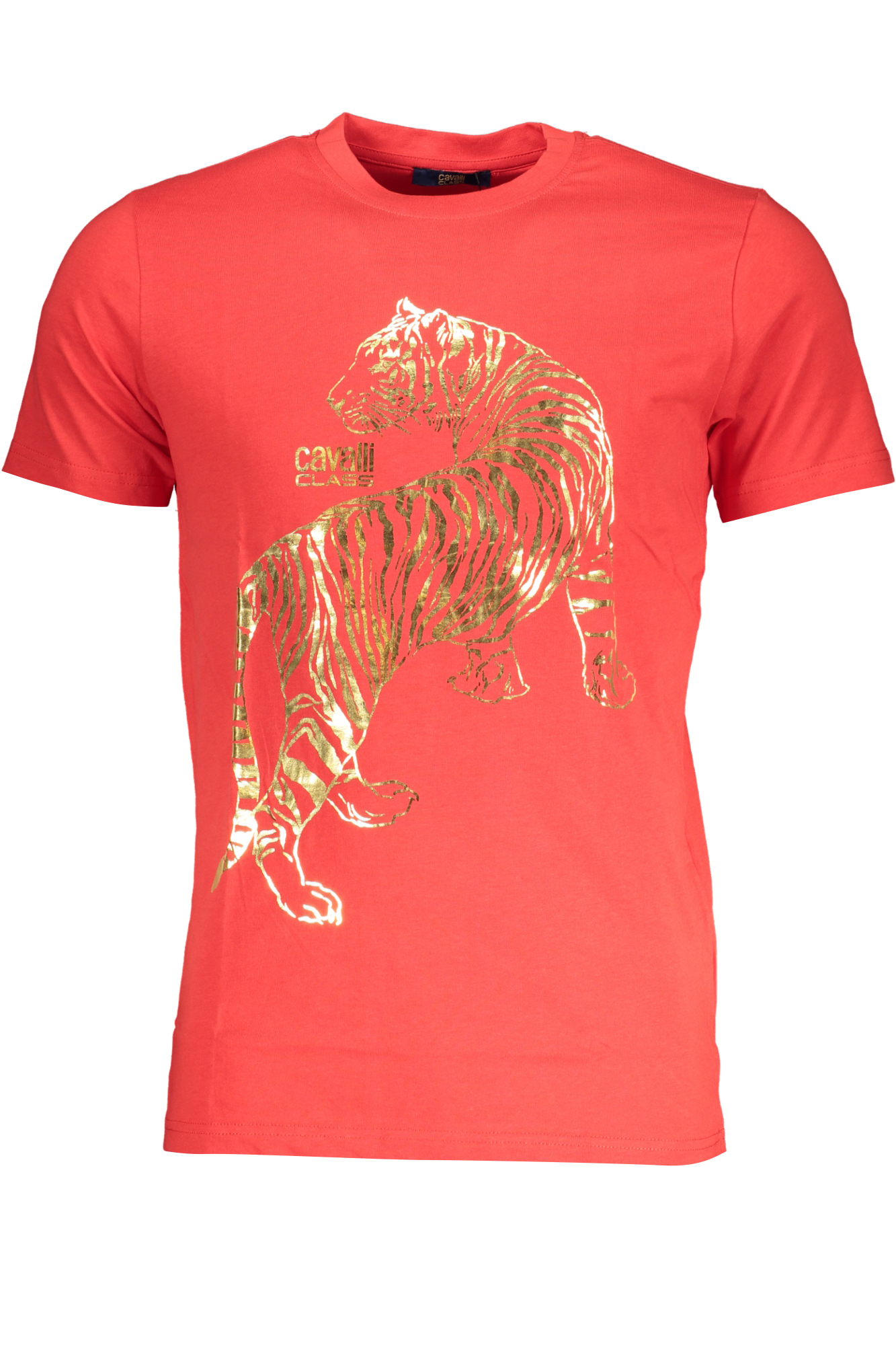 CAVALLI CLASS T-SHIRT MANICHE CORTE UOMO - Rosso