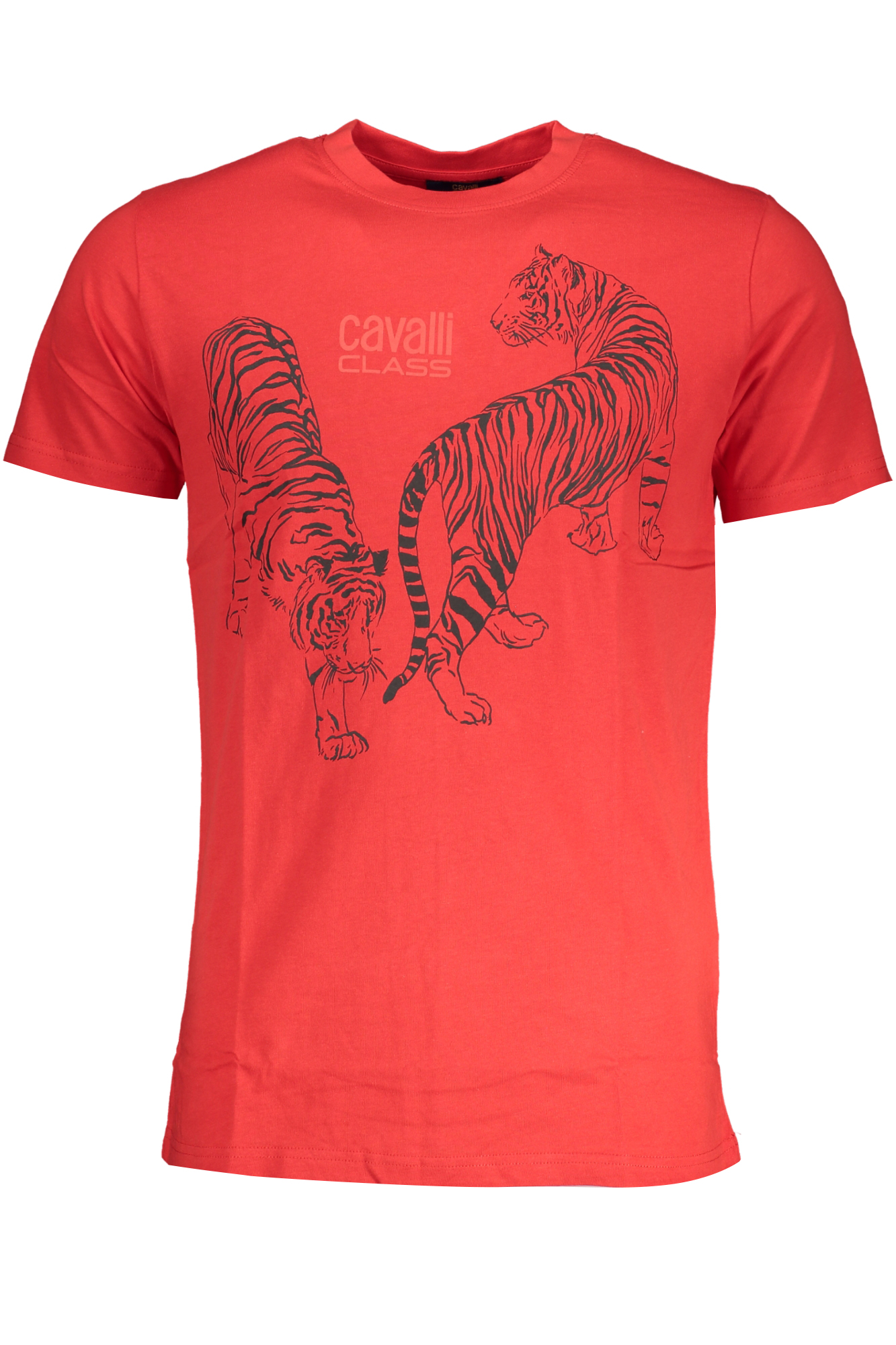 CAVALLI CLASS T-SHIRT MANICHE CORTE UOMO - Rosso
