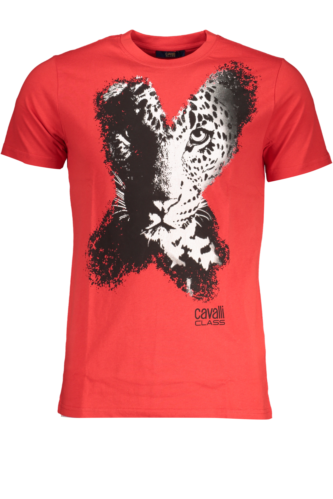 CAVALLI CLASS T-SHIRT MANICHE CORTE UOMO - Rosso