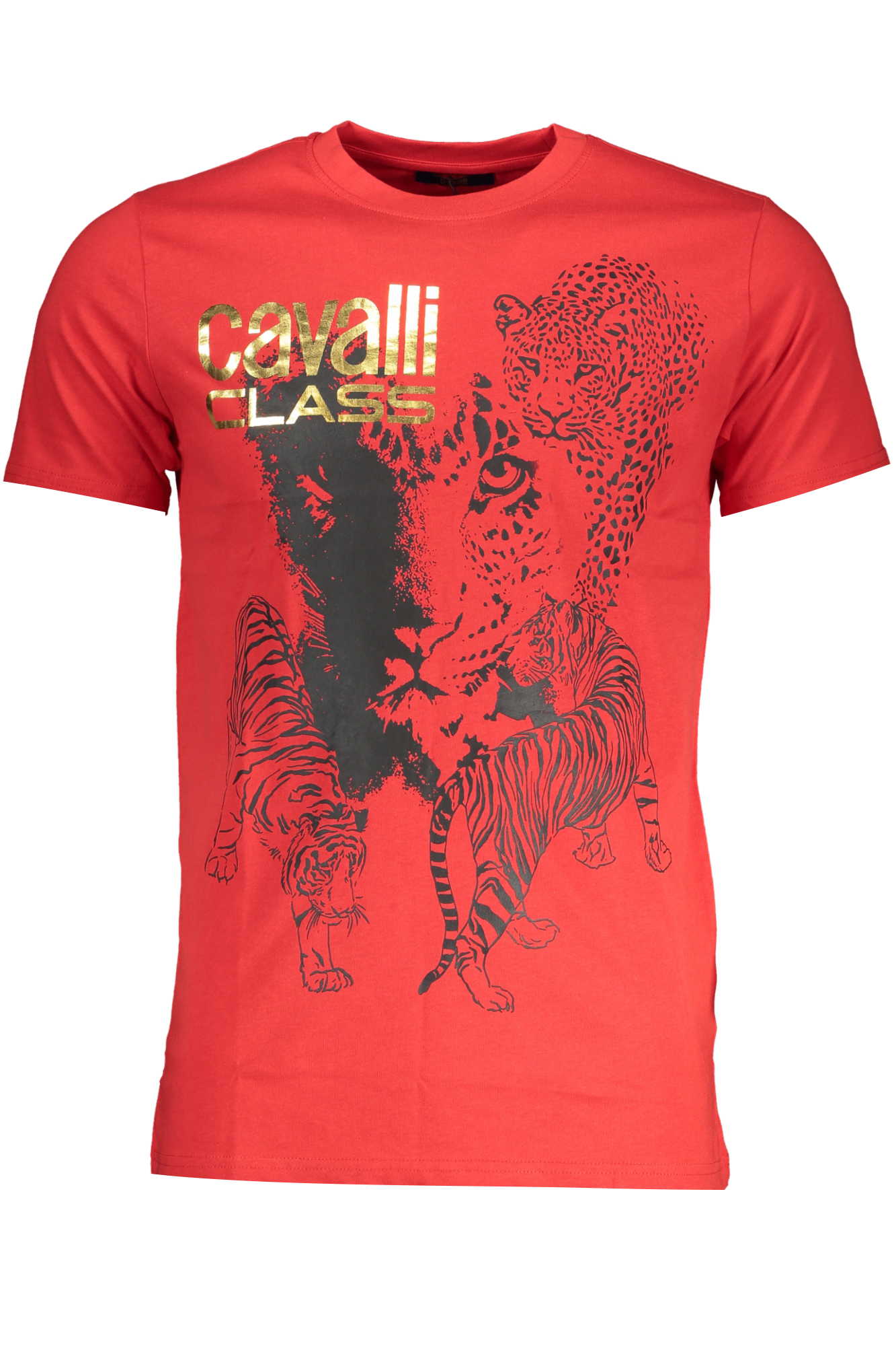CAVALLI CLASS T-SHIRT MANICHE CORTE UOMO - Rosso