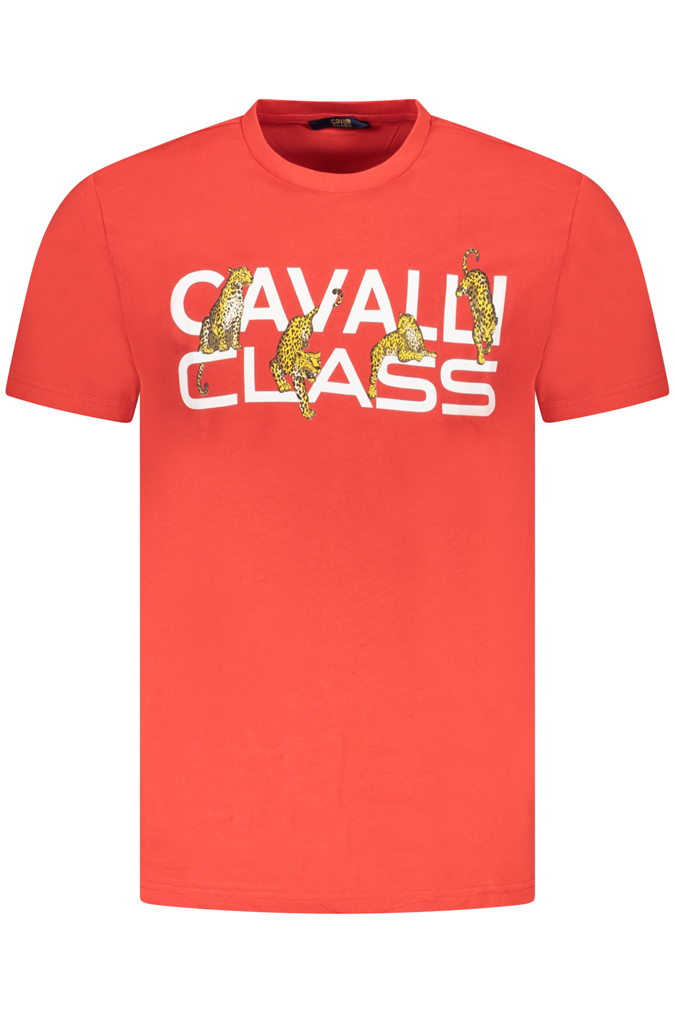 CAVALLI CLASS T-SHIRT MANICHE CORTE UOMO - Rosso