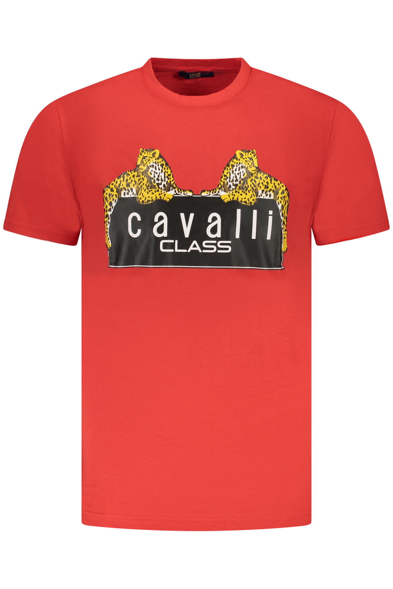 CAVALLI CLASS T-SHIRT MANICHE CORTE UOMO - Rosso