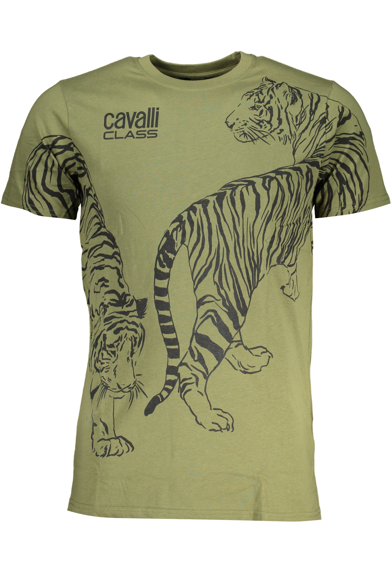 CAVALLI CLASS T-SHIRT MANICHE CORTE UOMO - Verde